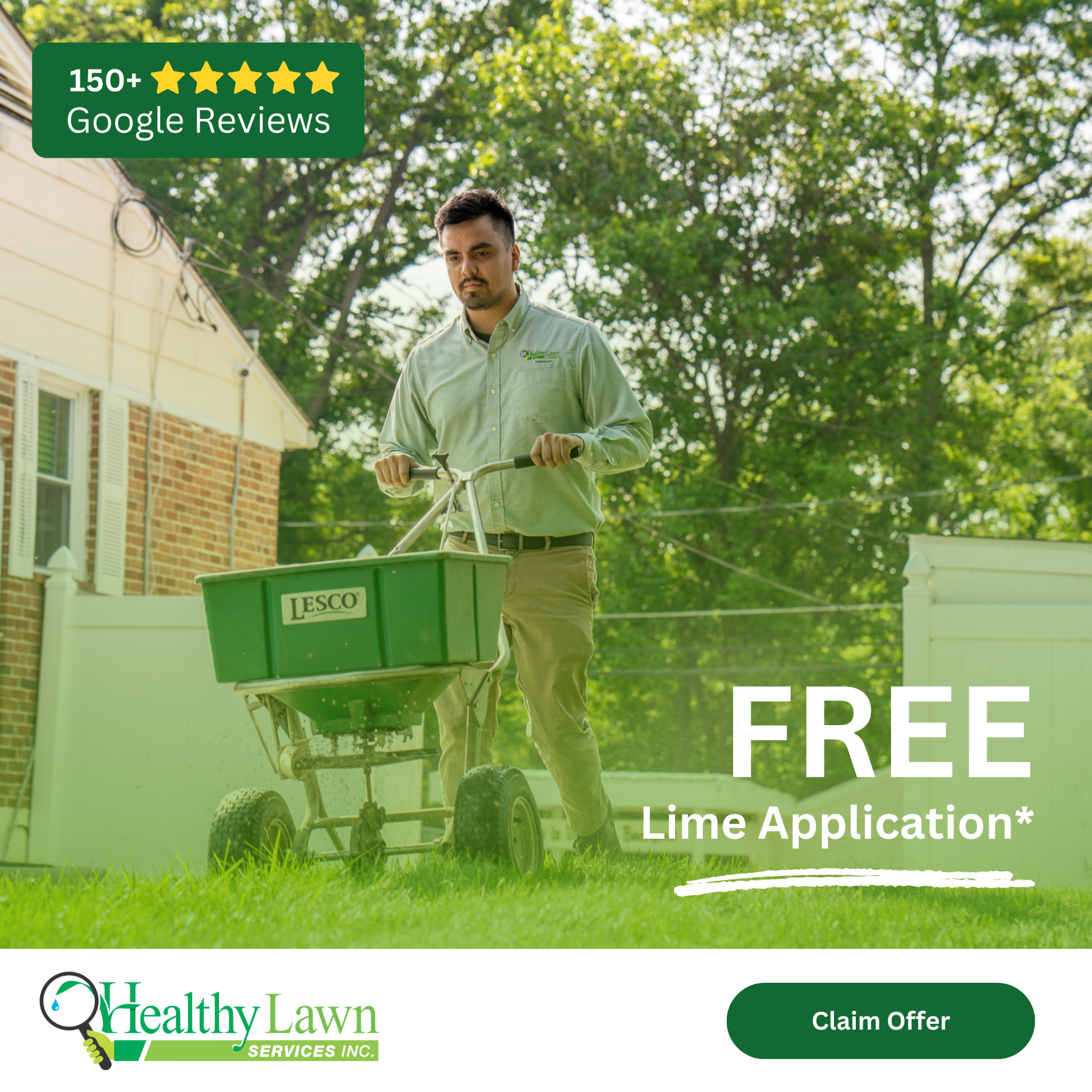 Healthy Lawn Services Inc. Facebook ad