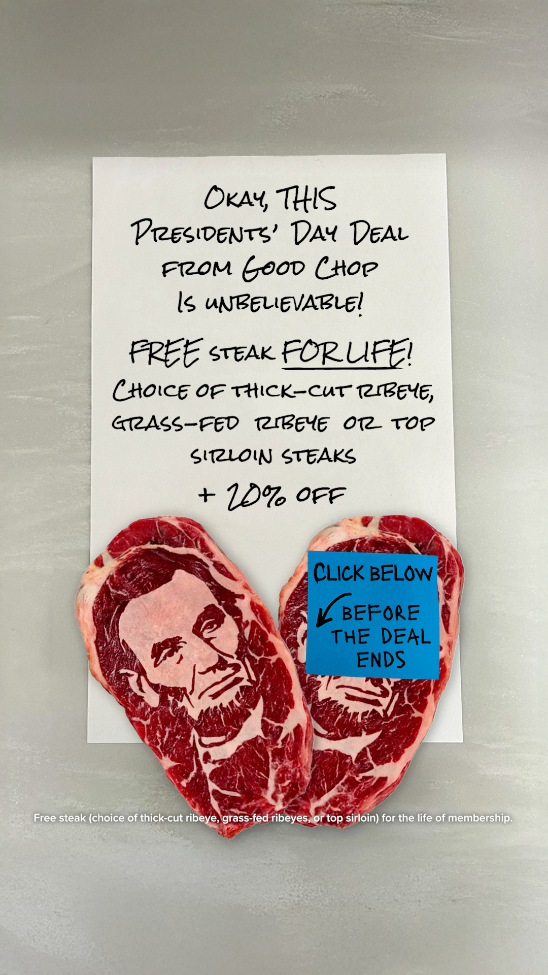GoodChop Facebook ad