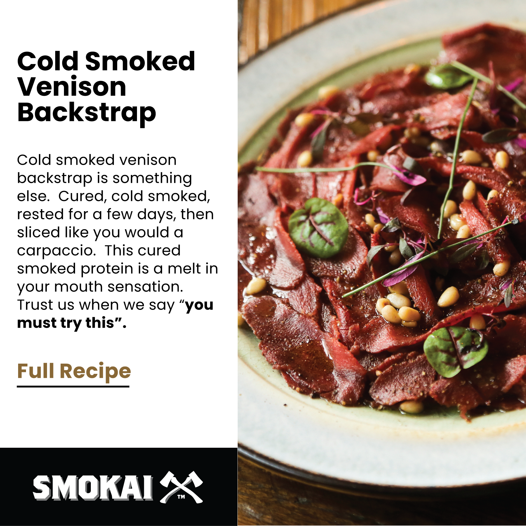 Smokai Facebook ad: Creating legendary flavour since 2011