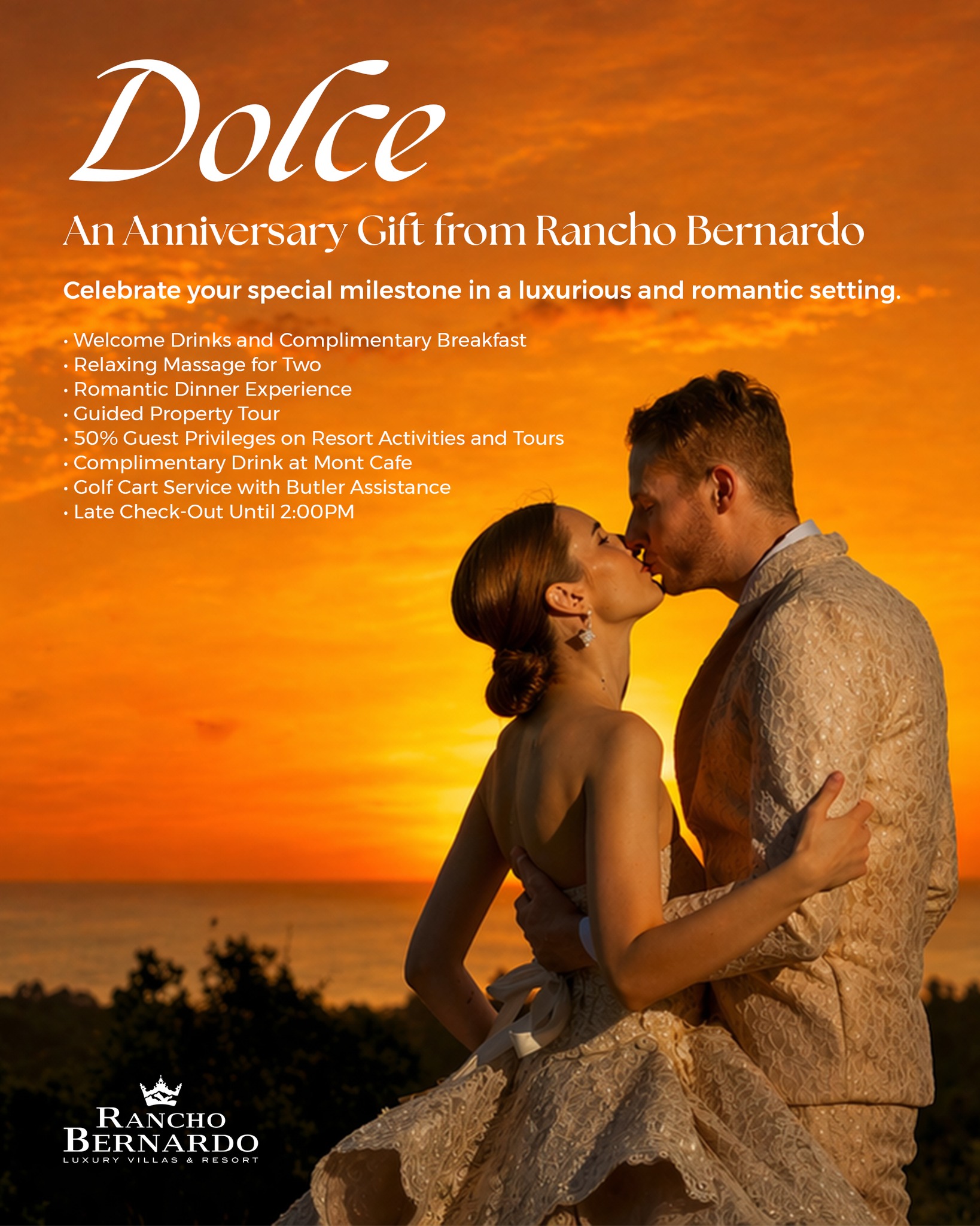 Rancho Bernardo Luxury Villas and Resort Facebook ad: Celebrate the journey that continues with Dolce …