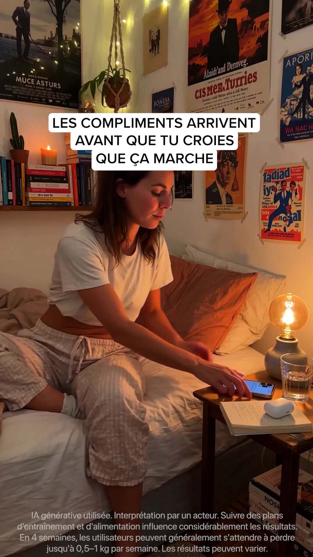 Kure for Hypnotherapy Facebook ad: Appuie sur Play. Ferme les yeux. Change profondément