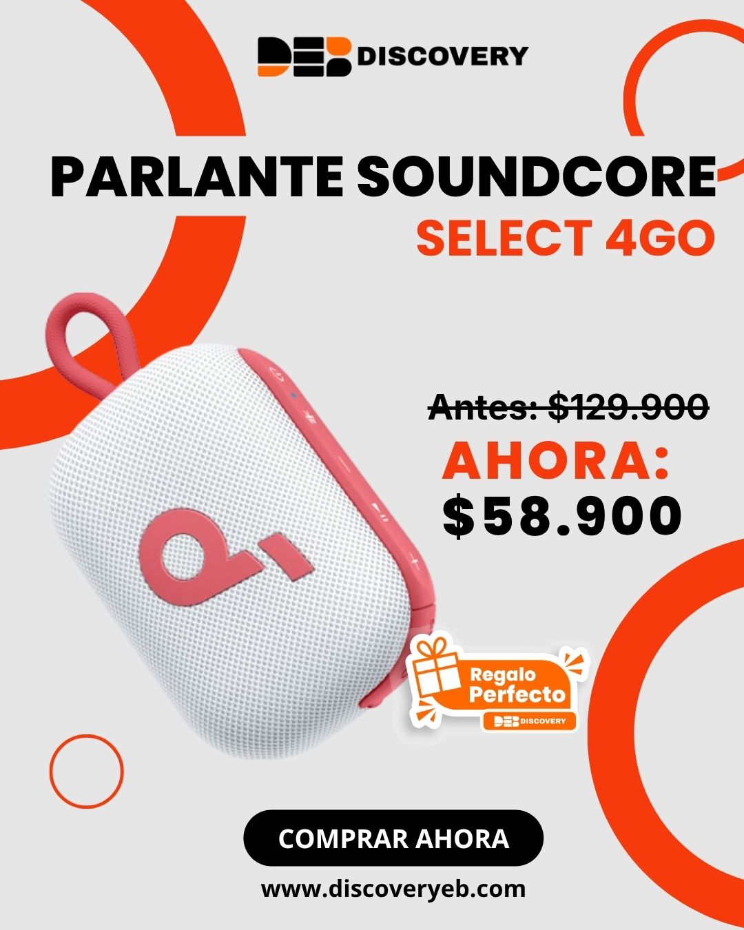 discovery.eb Facebook ad: Ponle ritmo a cada aventura sin preocuparte por nada