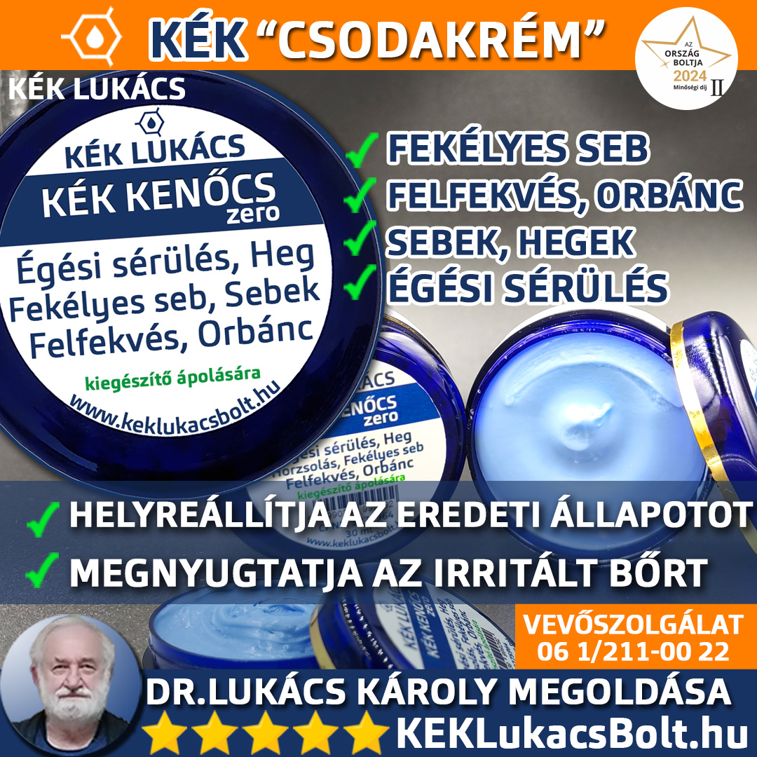 KÉK Lukács Márkaképviselet krémek Dr Lukács Károly ajánlásaival Facebook ad