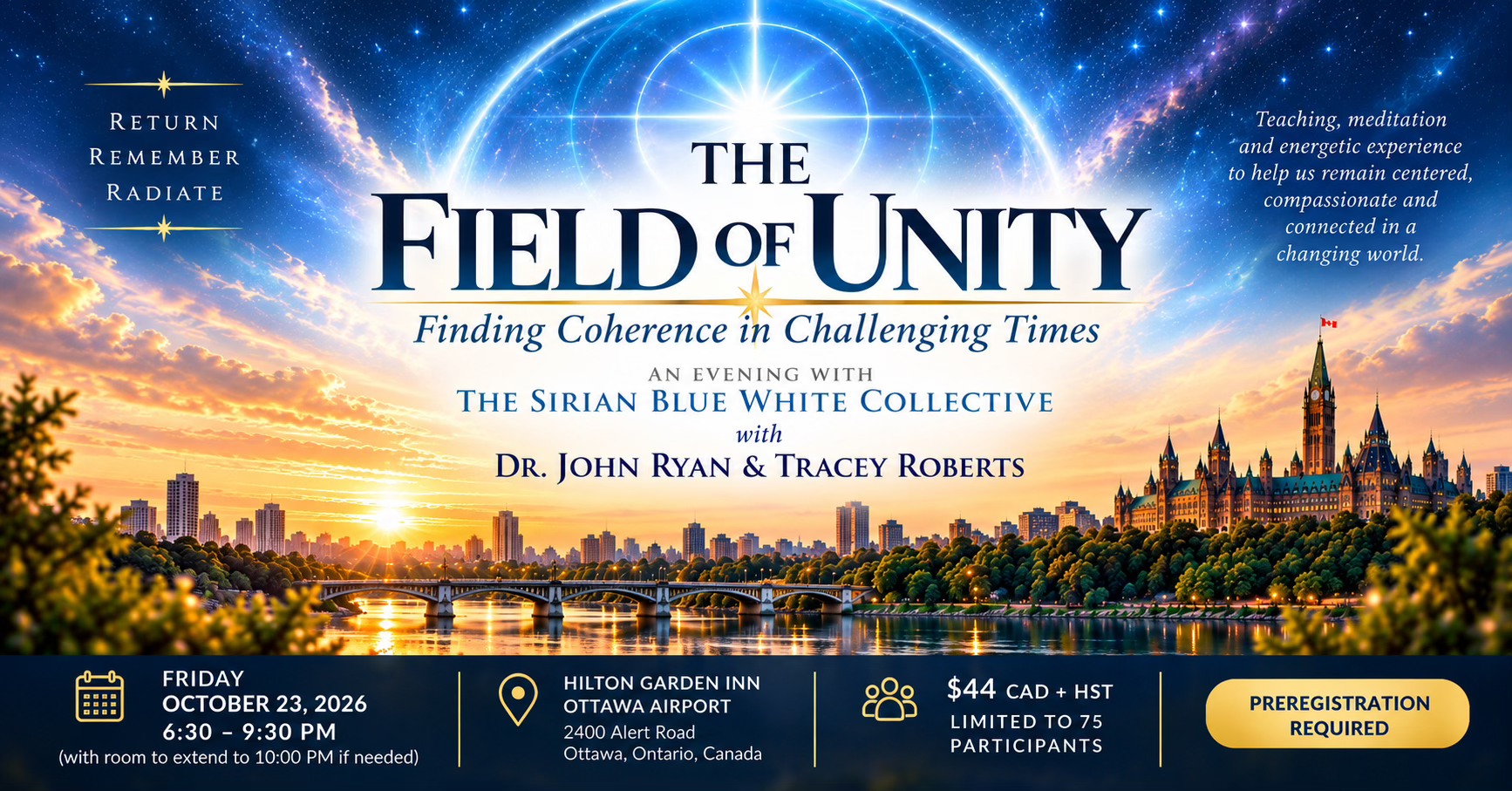Unity Field Healing Facebook ad: The Field of Unity - Finding Coherence in Challenging…