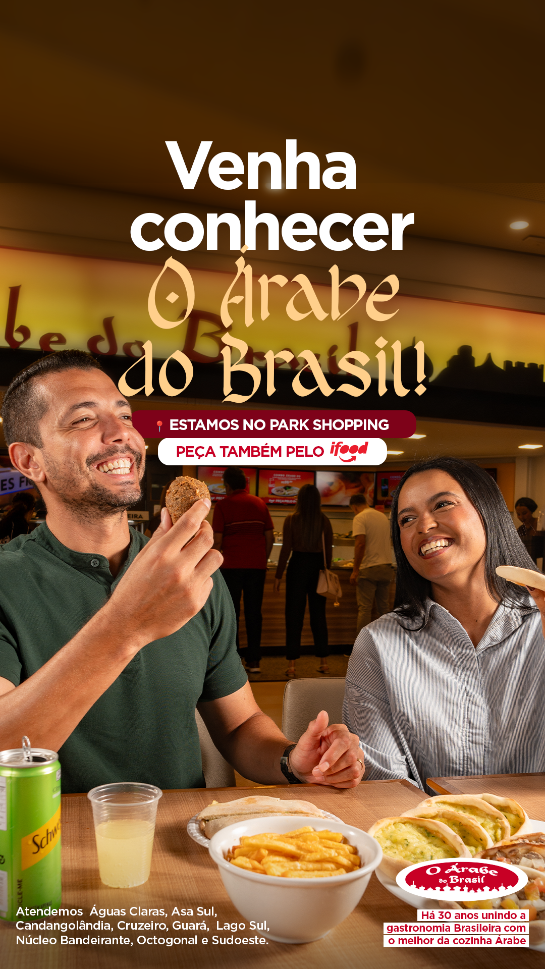 O Árabe do Brasil Facebook ad from Mar 11, 2026