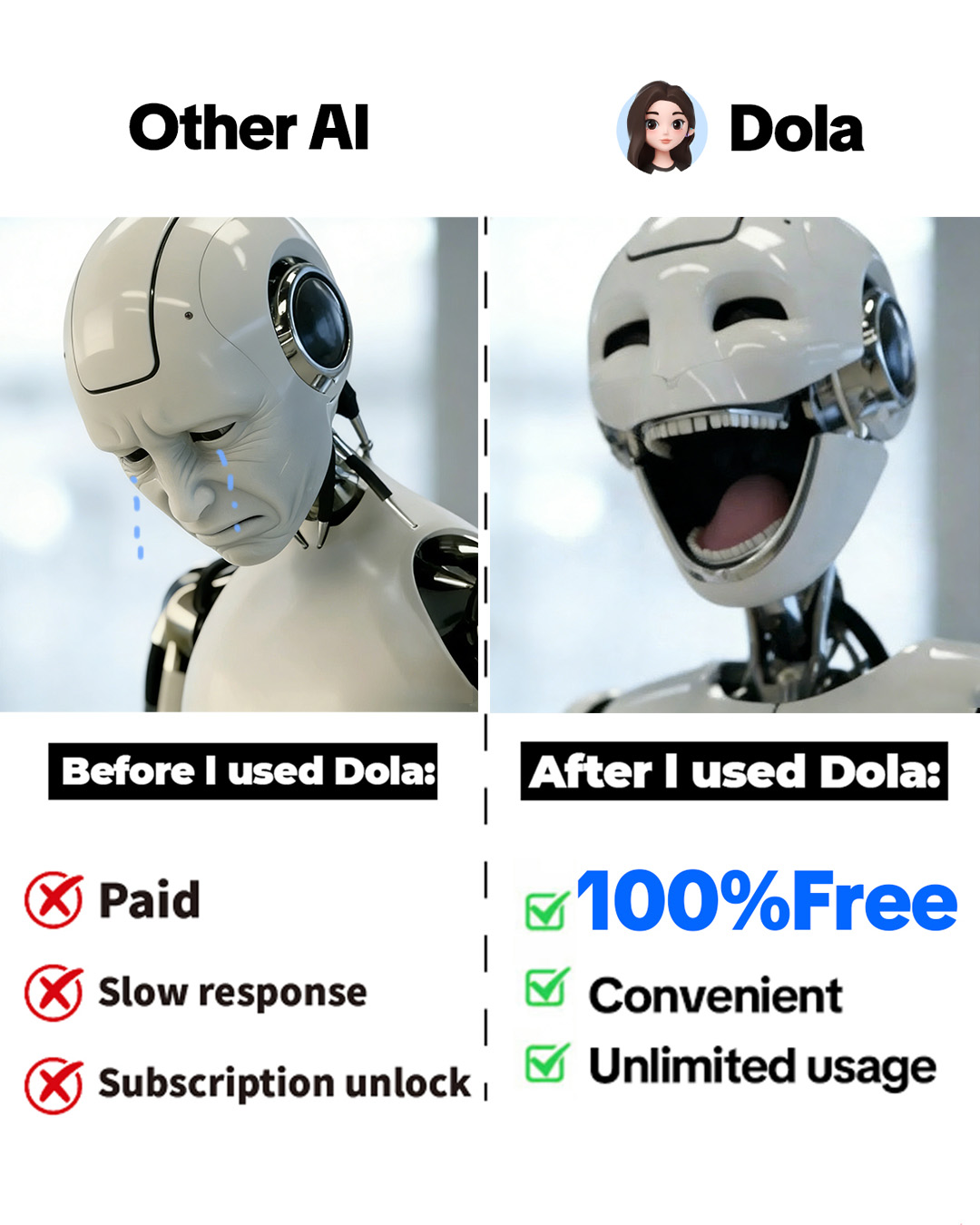 Dola: Formerly Cici Facebook ad
