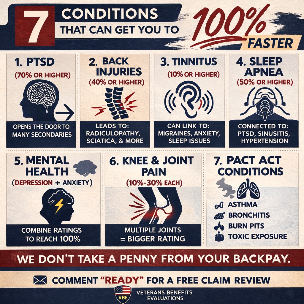 Veterans Benefits Evaluations Facebook ad