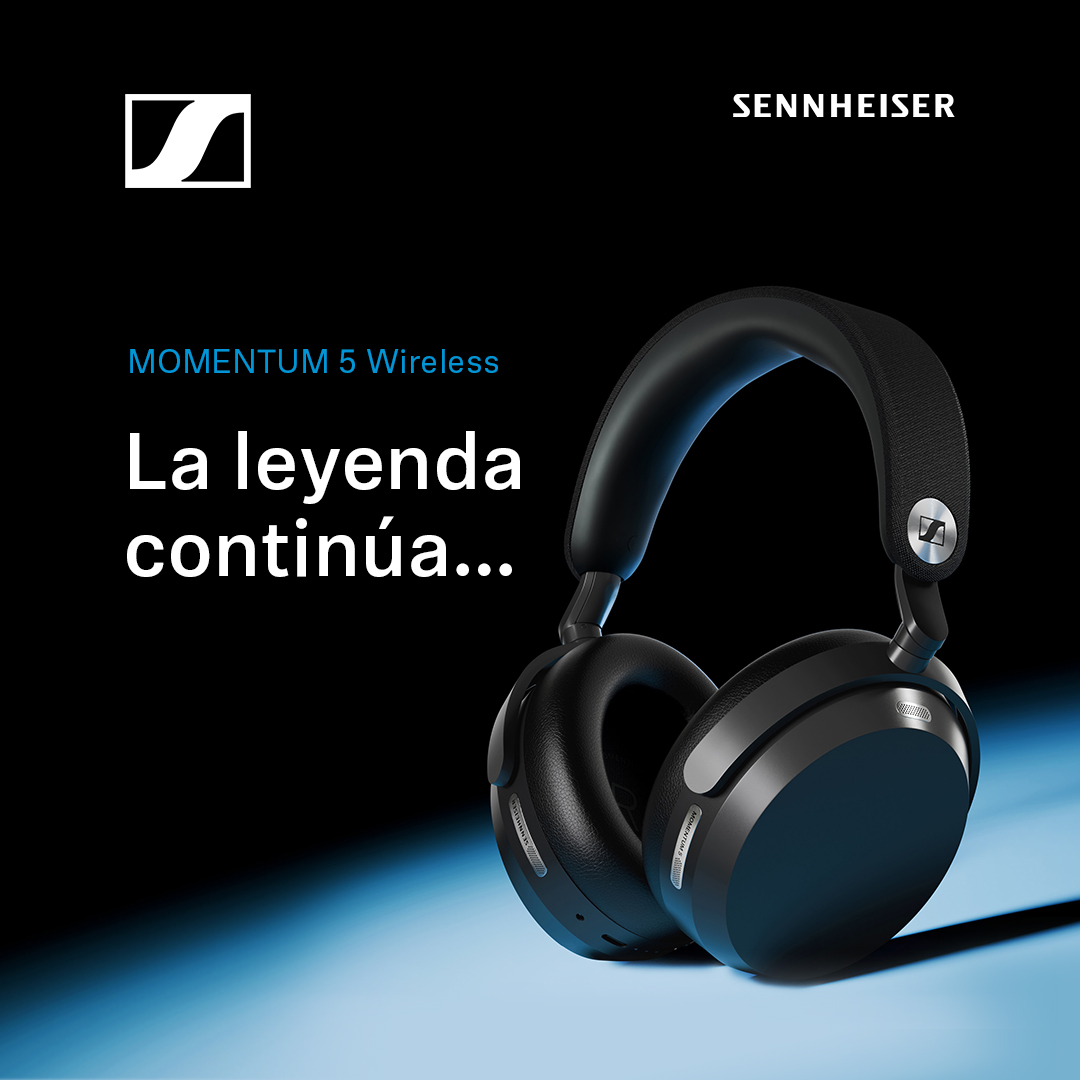 Sennheiser Facebook ad: 5 Estrellas por What Hi-Fi?