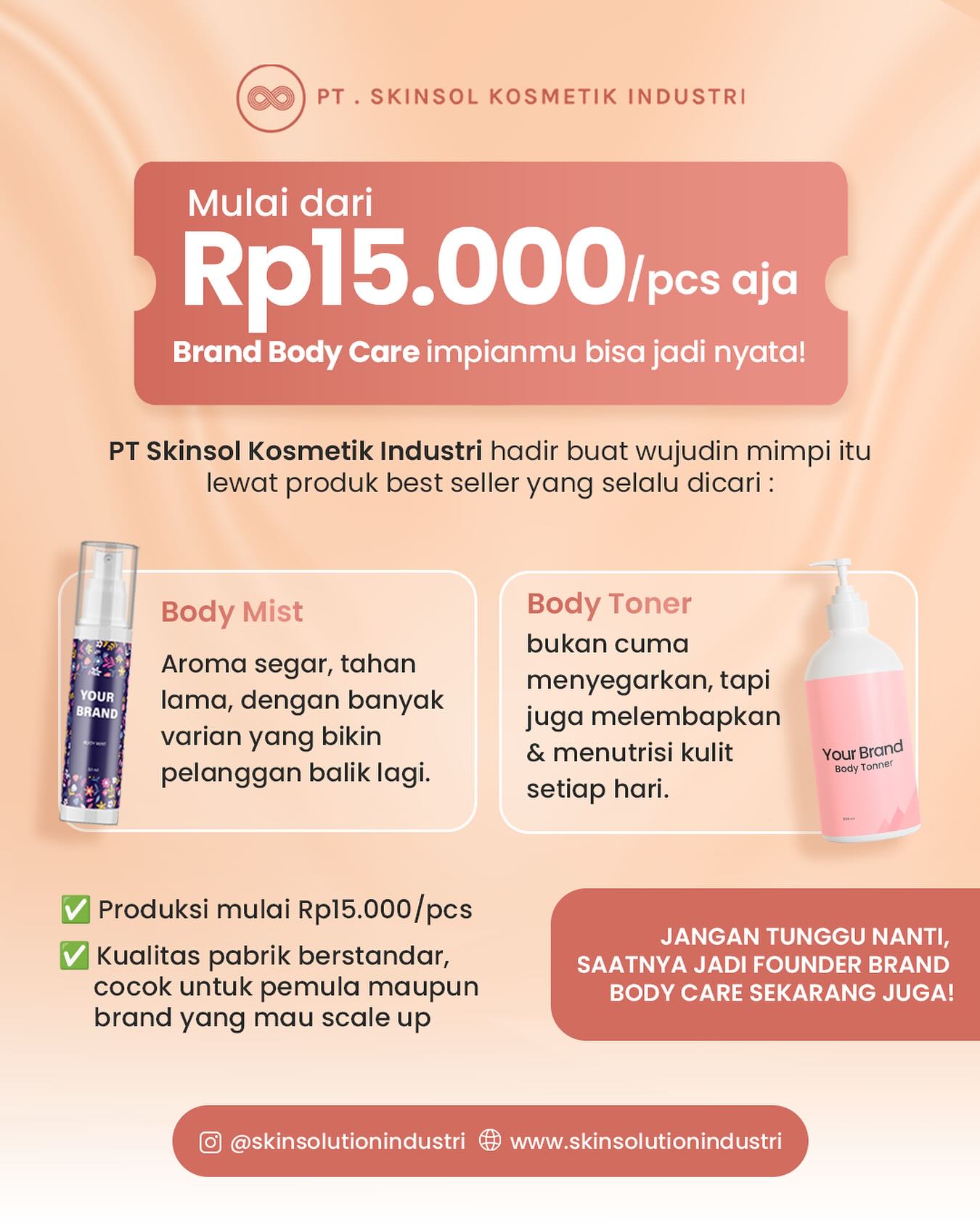PT SkinSol Kosmetik Industri Facebook ad