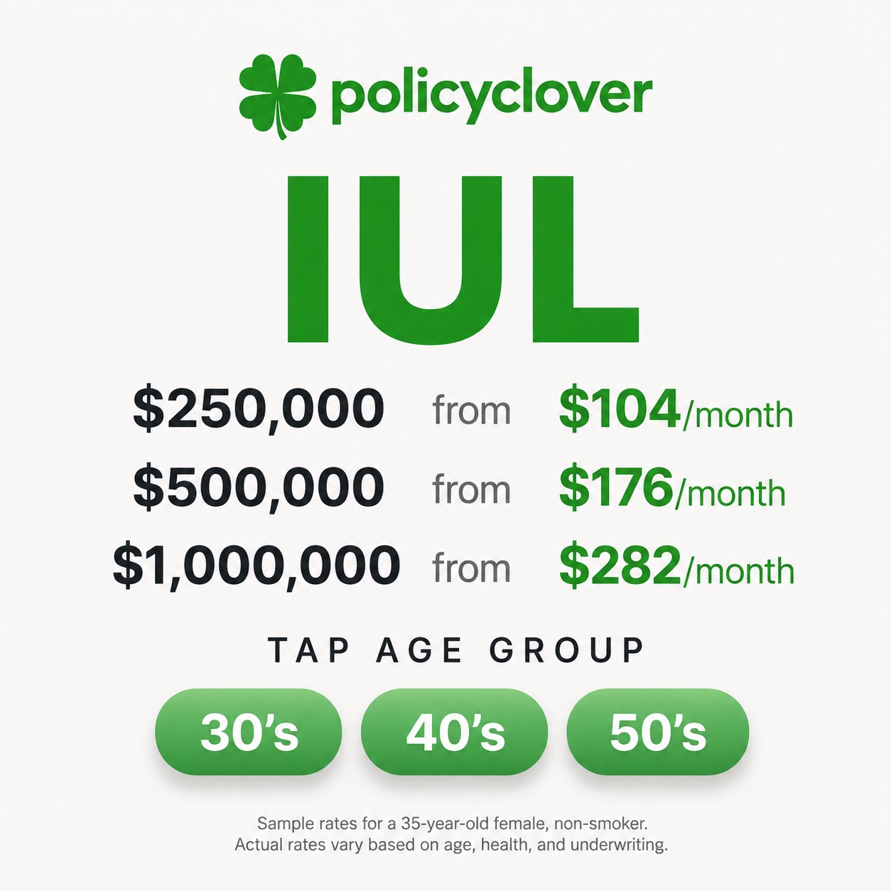 PolicyClover Facebook ad