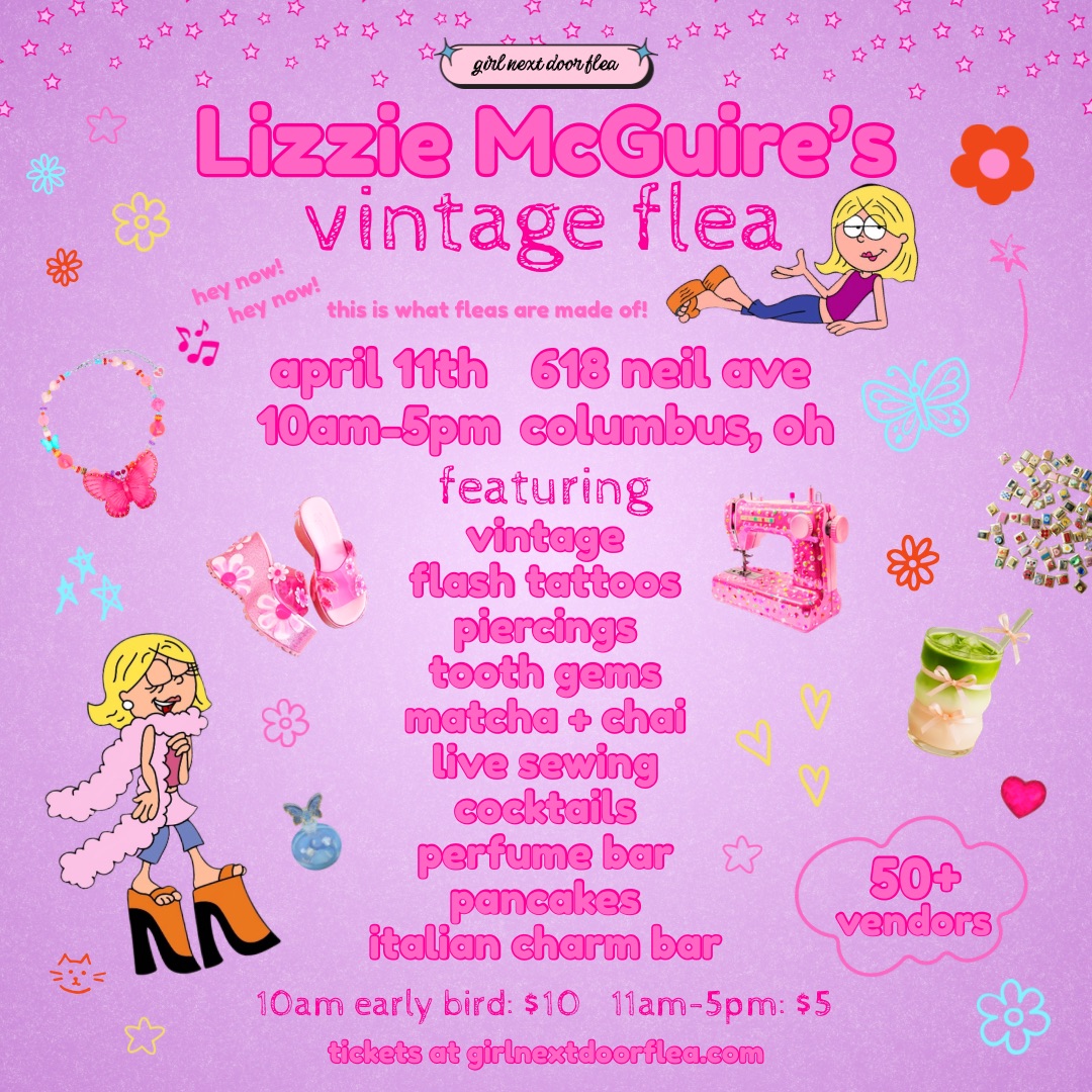 Girl Next Door Flea Facebook ad: Lizzie McGuire’s Vintage Flea