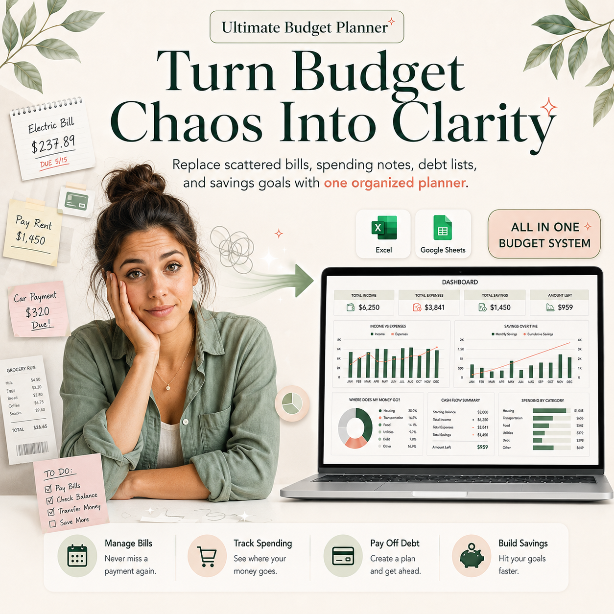 Ultimate Budget Planner Facebook ad