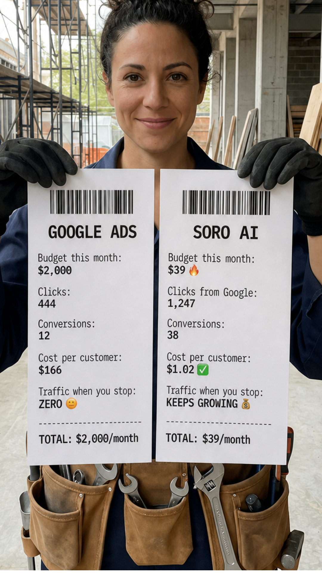 Soro SEO Facebook ad
