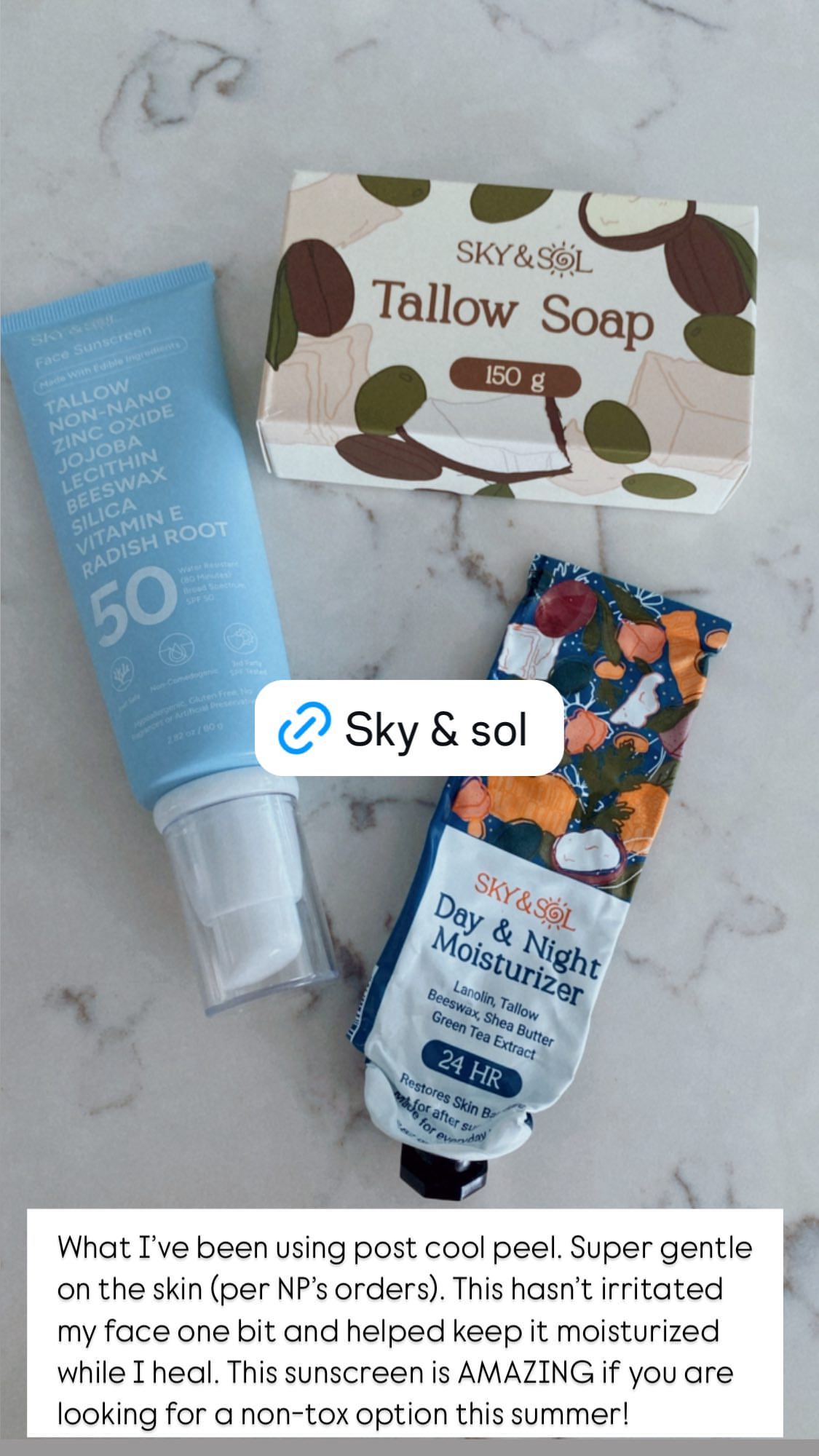 Sky&sol Facebook ad