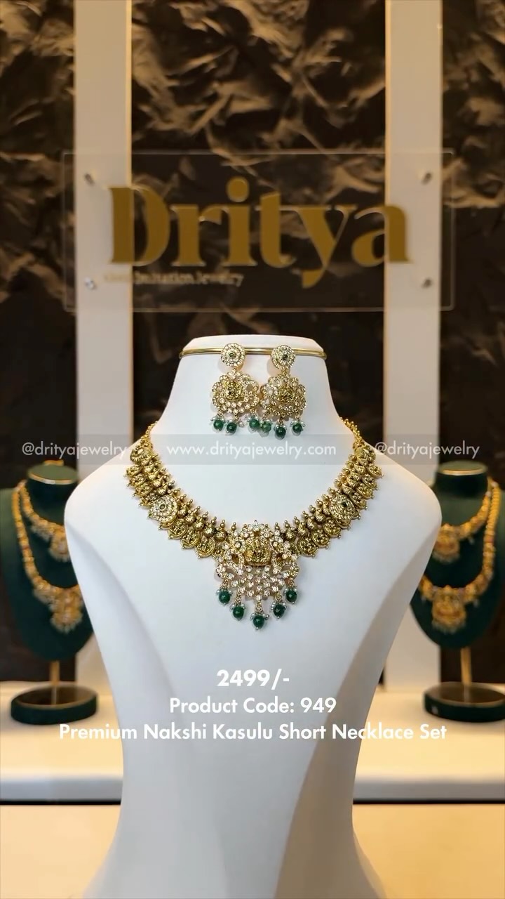 Dritya Jewelry Facebook ad: Price: ₹2499 • Comment link below to get…