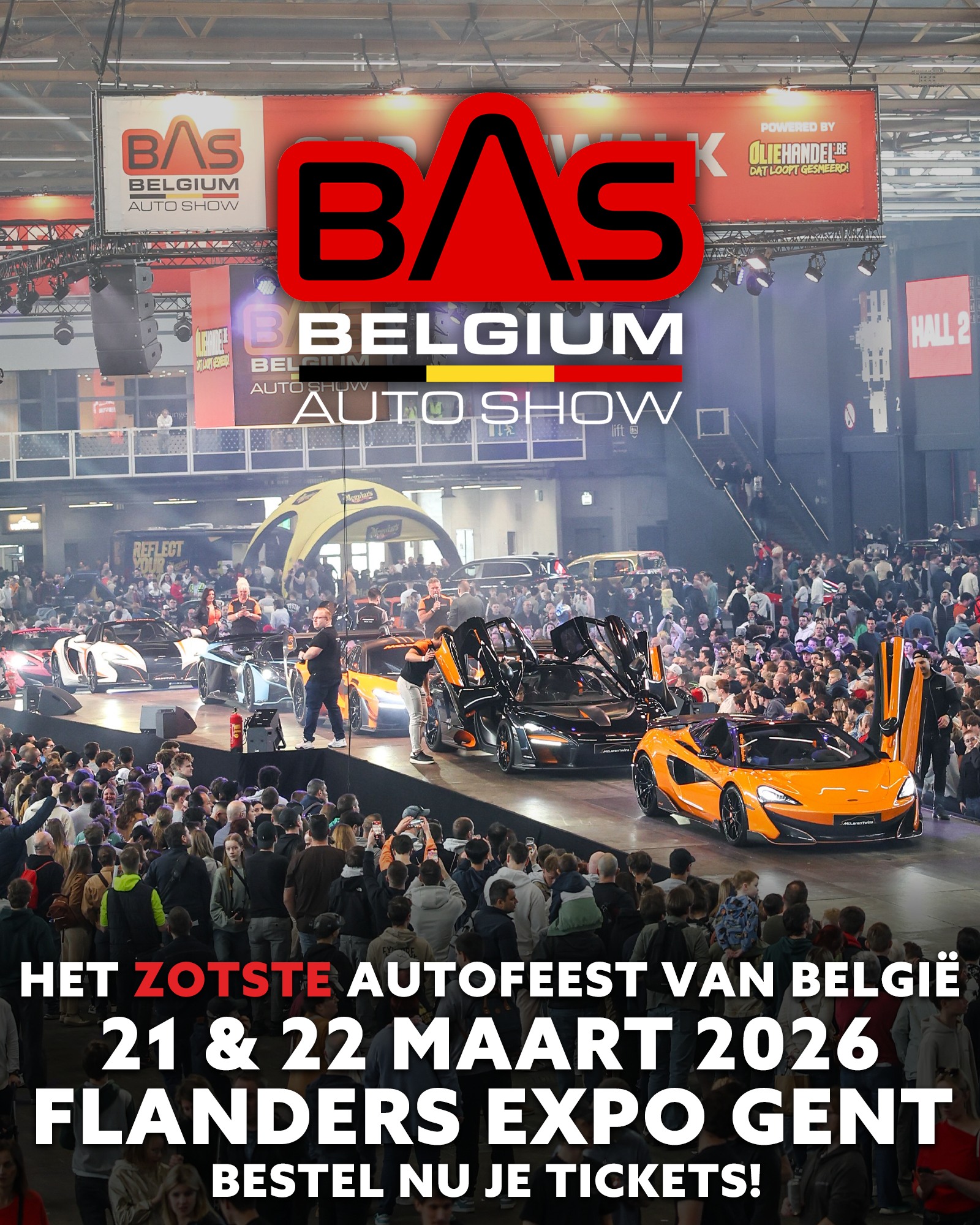 Belgium Auto Show Facebook ad: MIS HET NIET: DE GROOTSTE ONLINE KORTING BEZOEK…