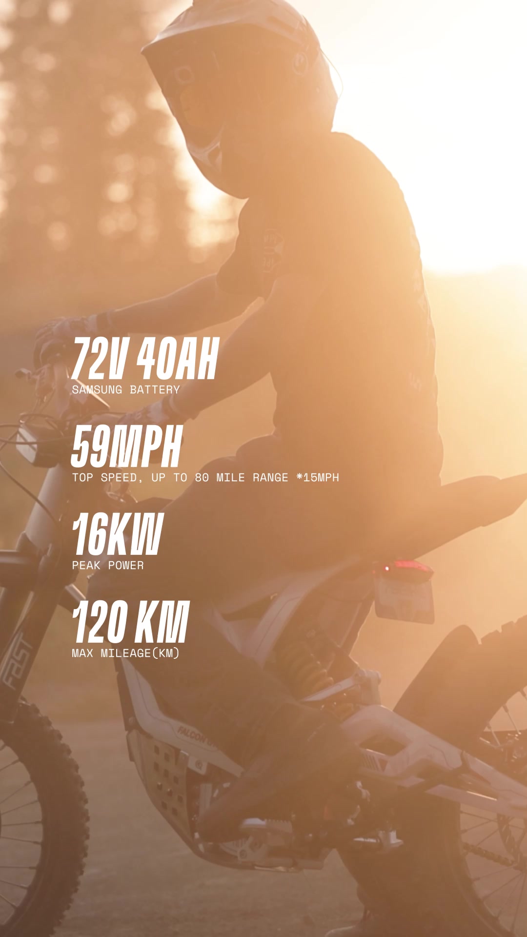 Amped Bikes Facebook ad: veryone told me electric couldn't compete with gas.