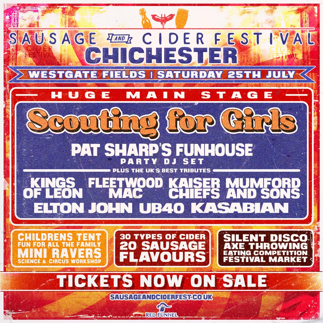 Sausage & Cider Festival - Chichester Facebook ad