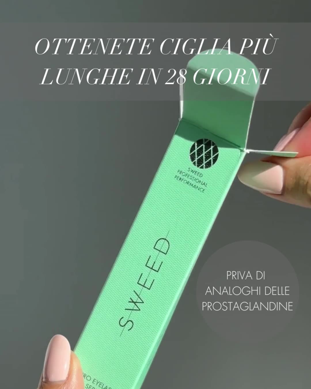 Sweed Facebook ad: Eyelash Growth Serum