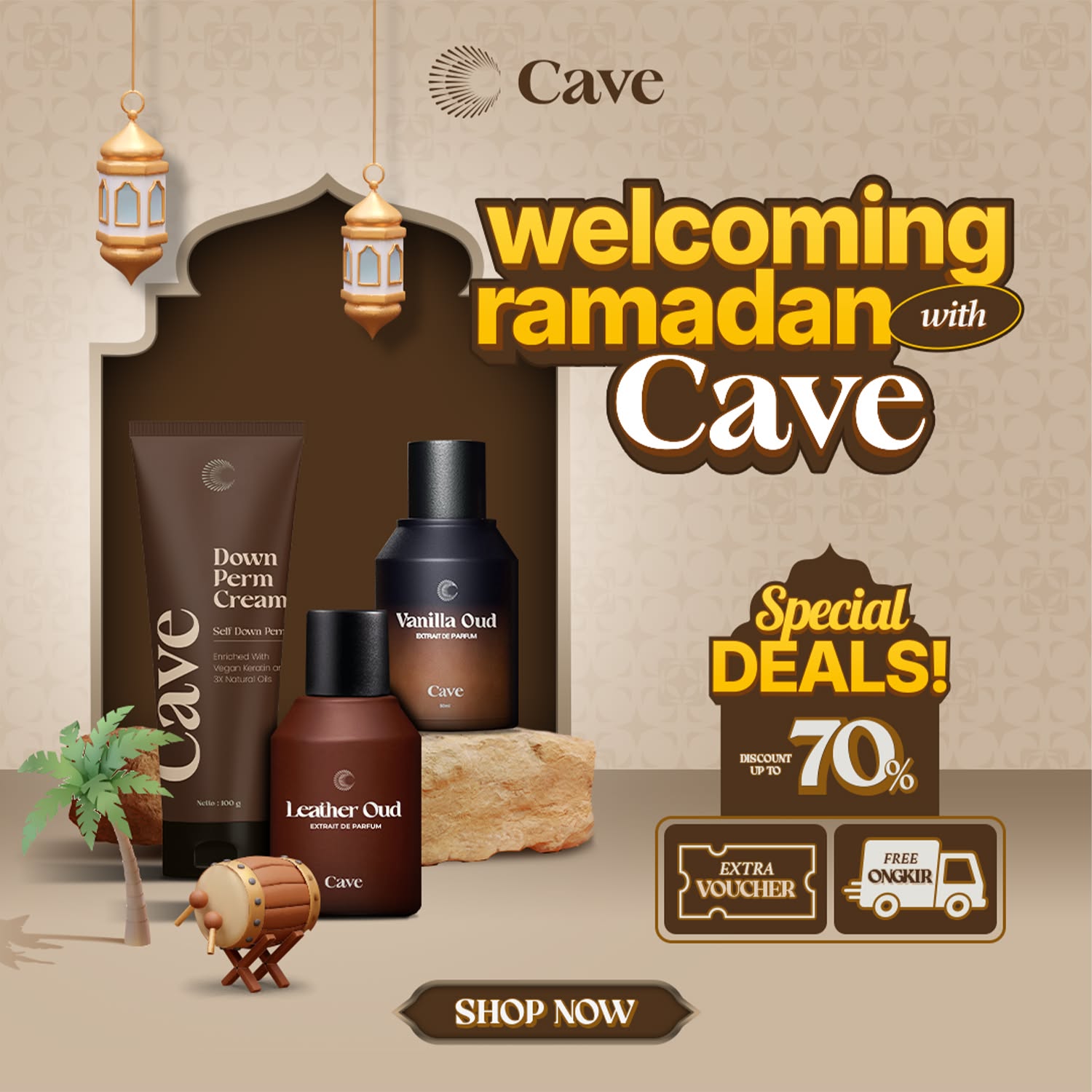 CAVE Facebook ad