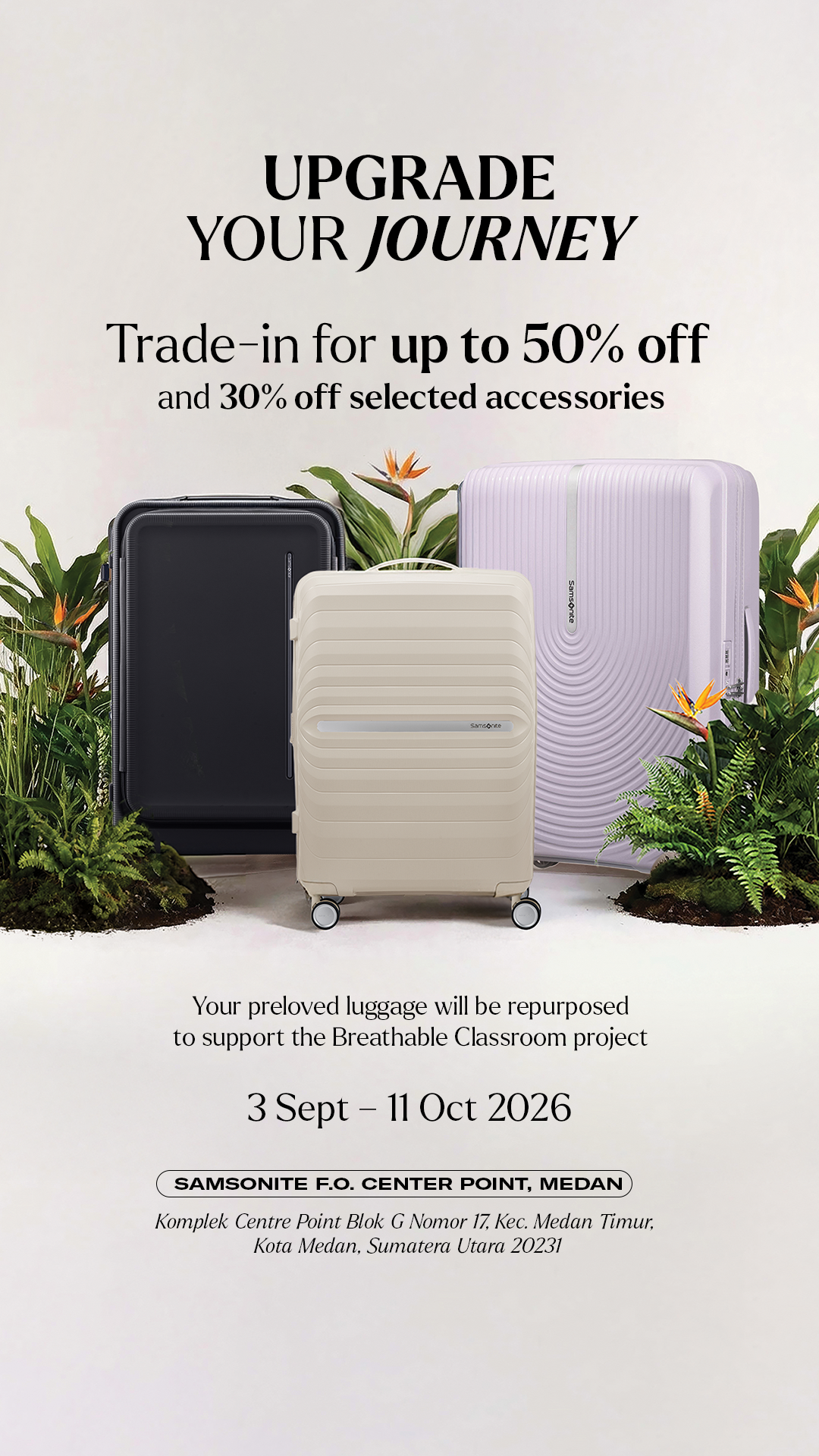 Samsonite Indonesia Facebook ad