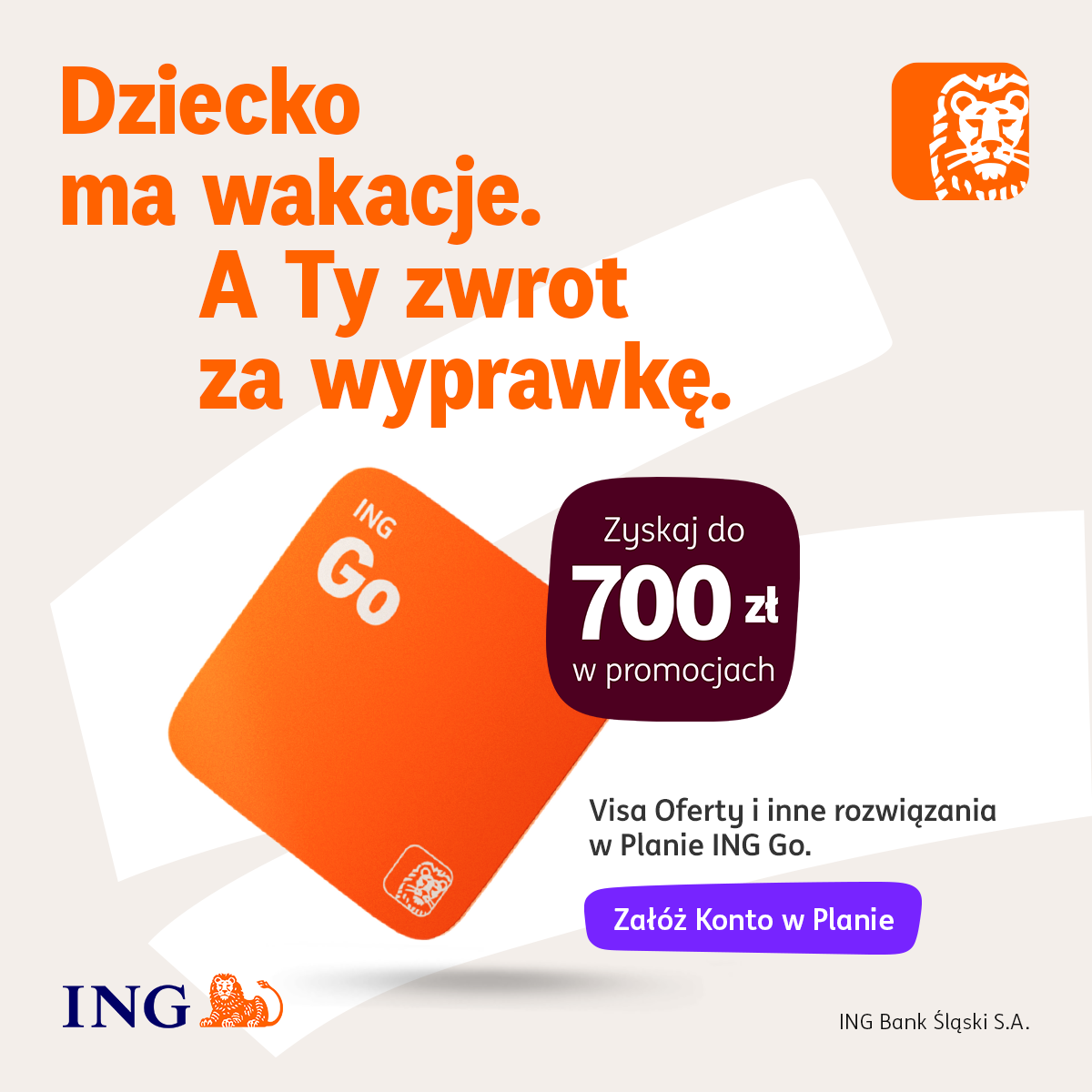 ING Polska Facebook ad from Jun 8, 2026
