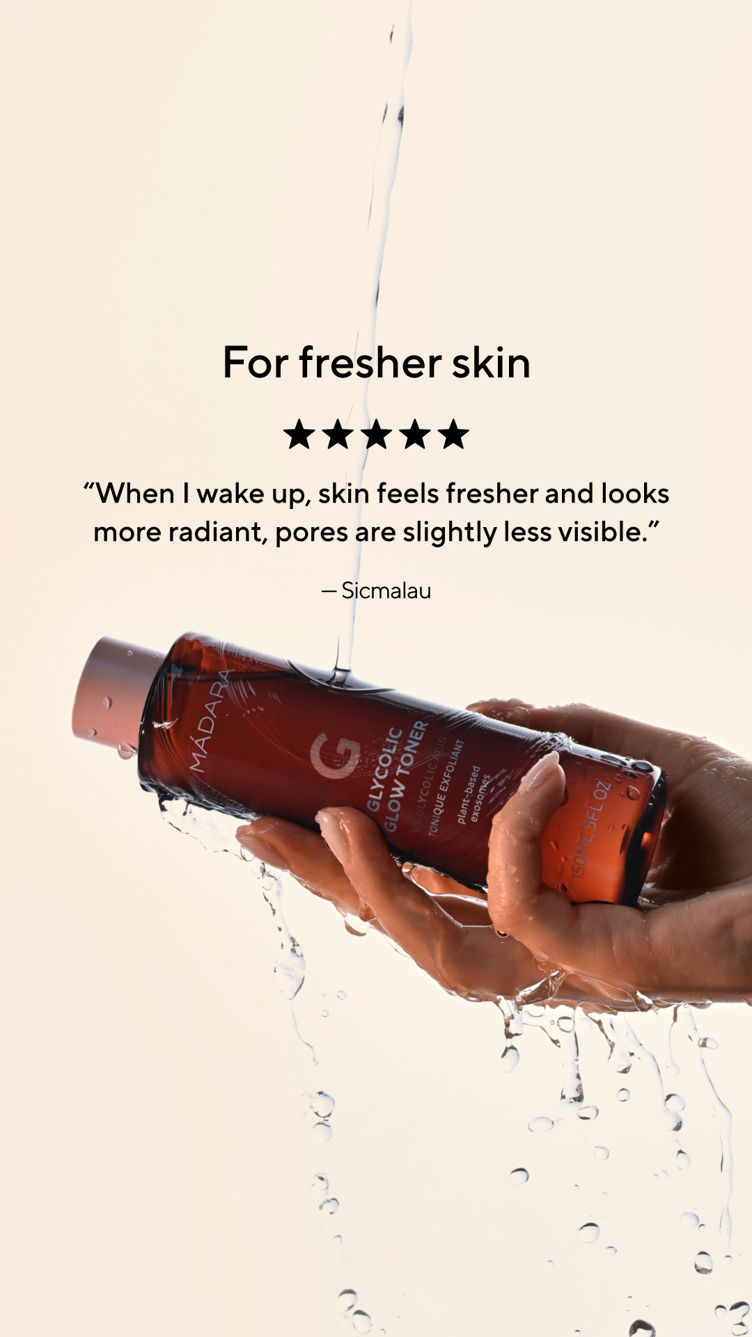 Mádara Organic Skincare Facebook ad