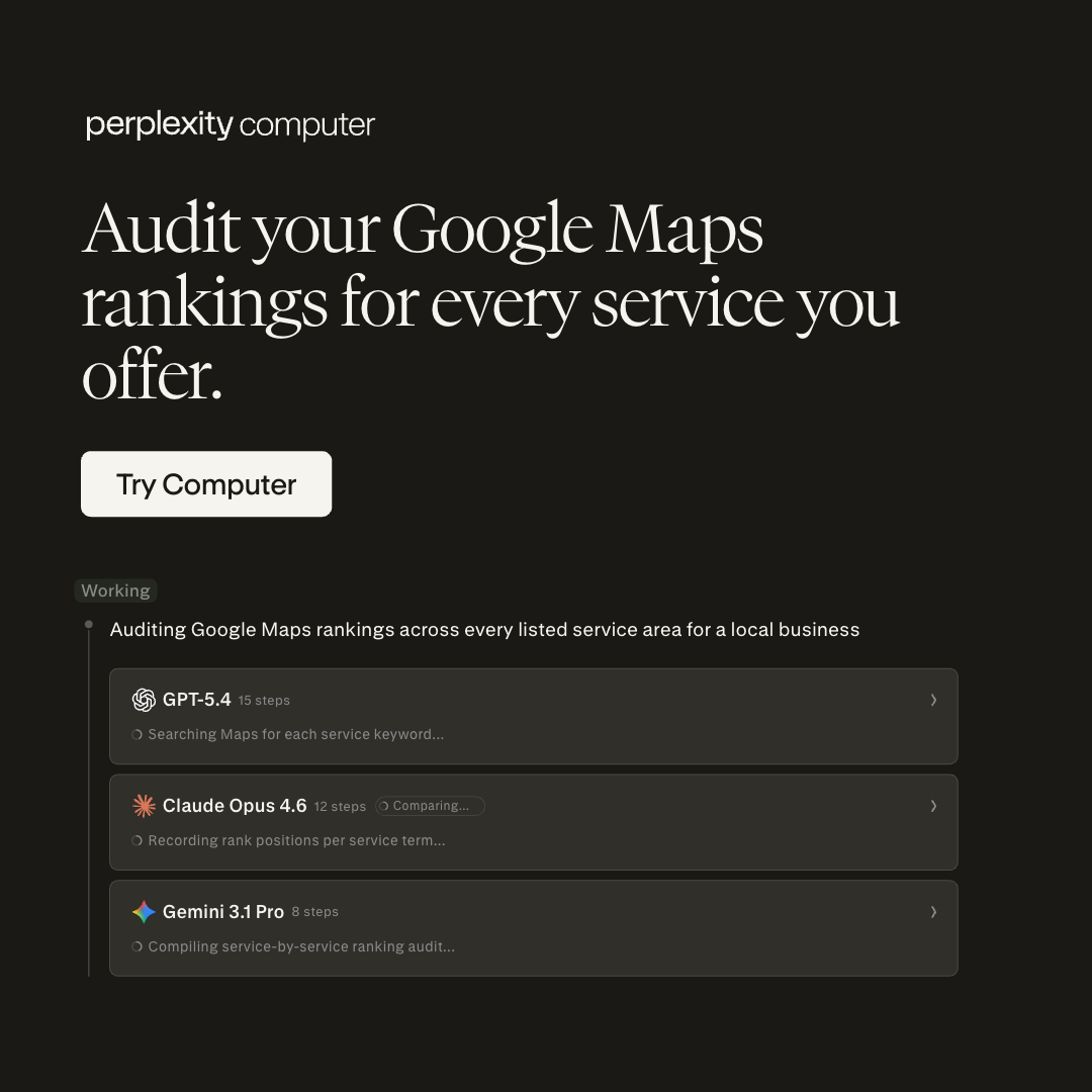 Perplexity AI Facebook ad
