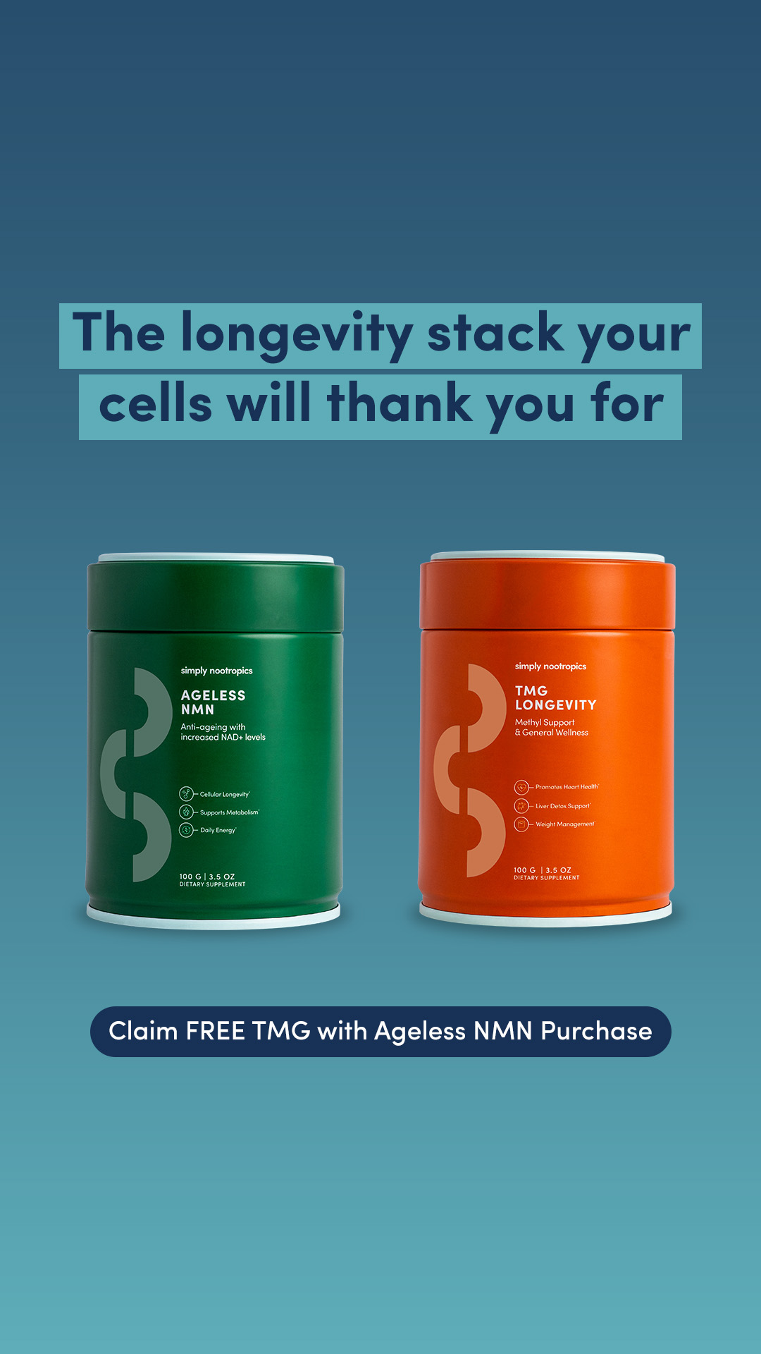 Simply Nootropics Facebook ad