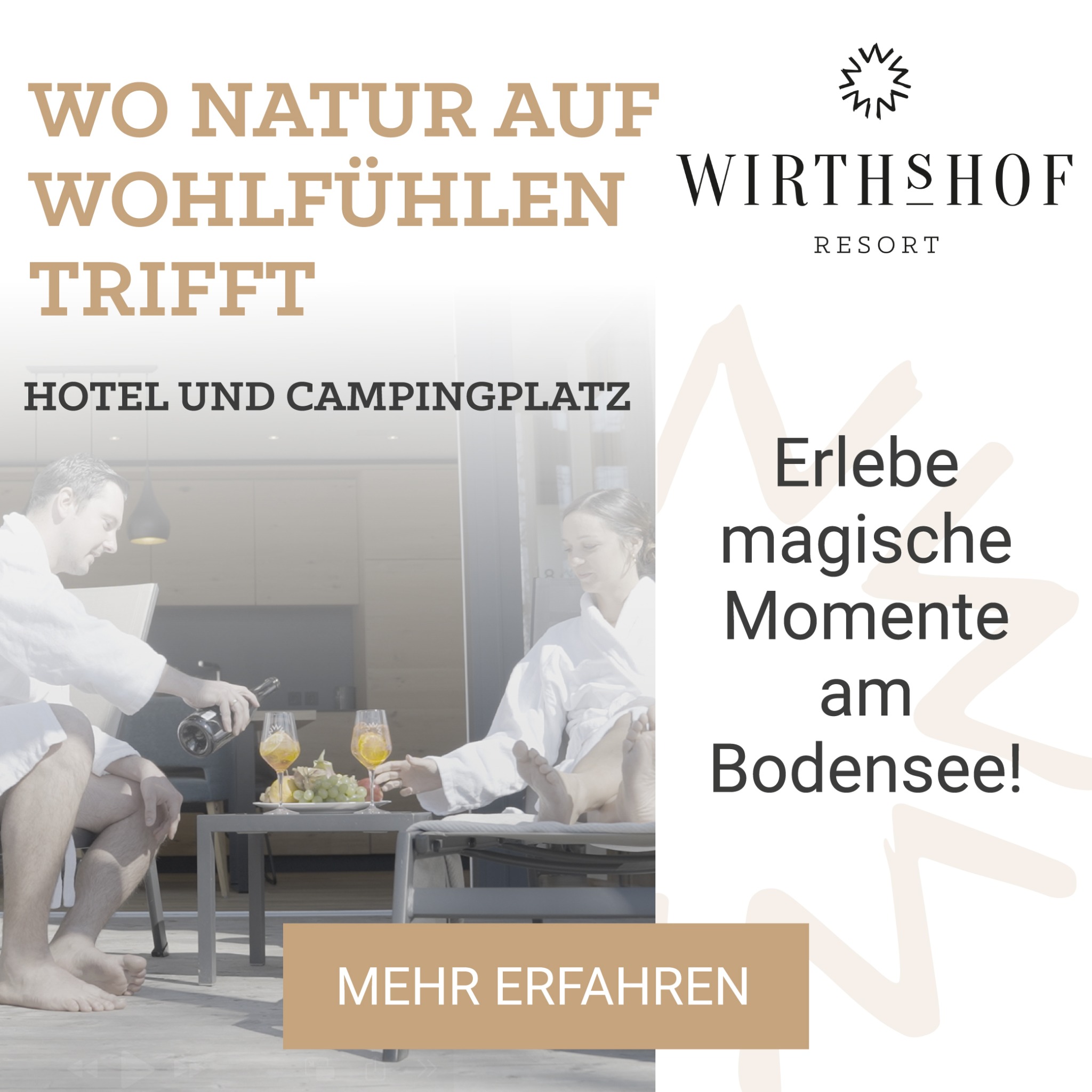 Wirthshof Resort Facebook ad: Ihre Winter-Auszeit am Bodensee