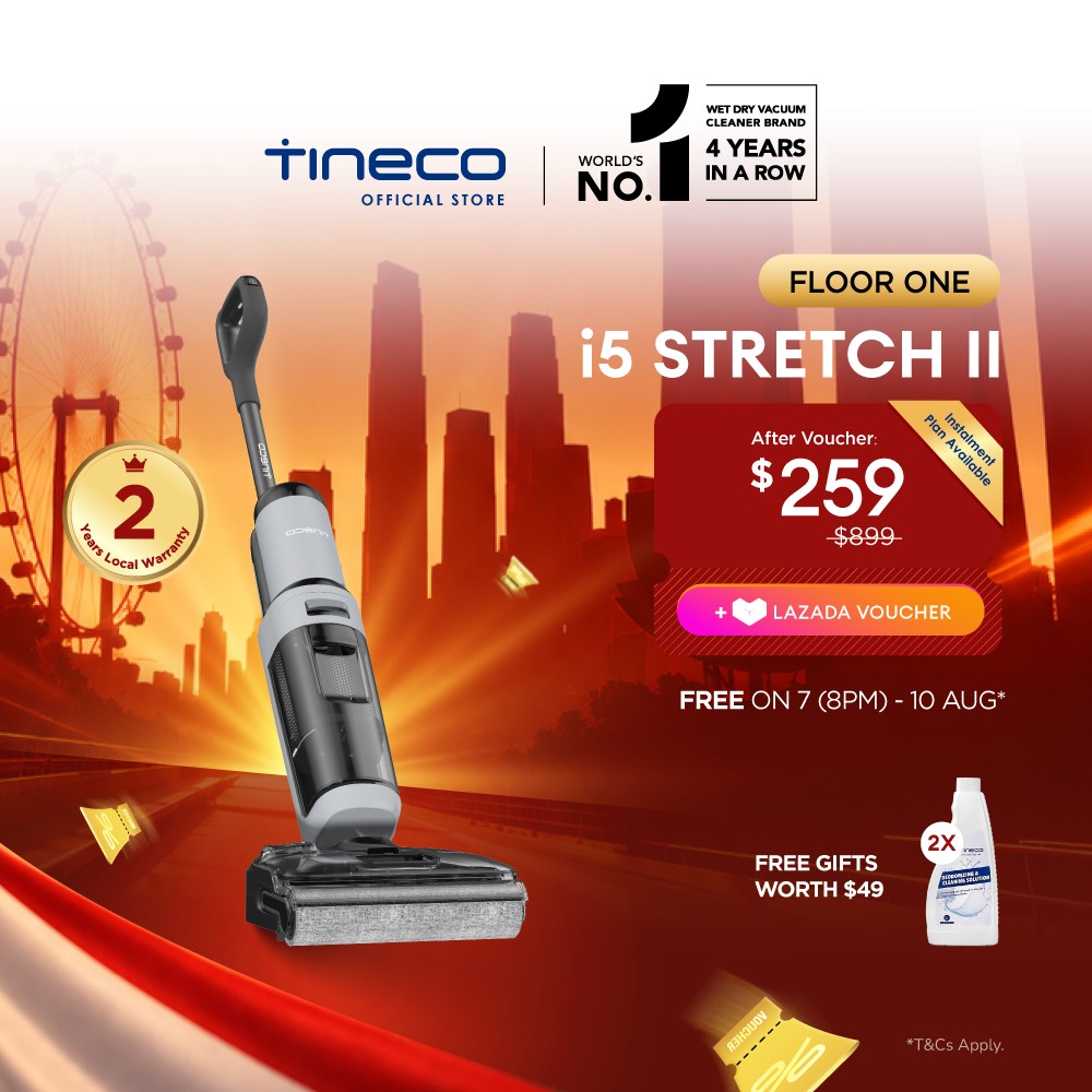 Tineco Singapore Facebook ad: It's time to gear up, Tineco FLOOR ONE…