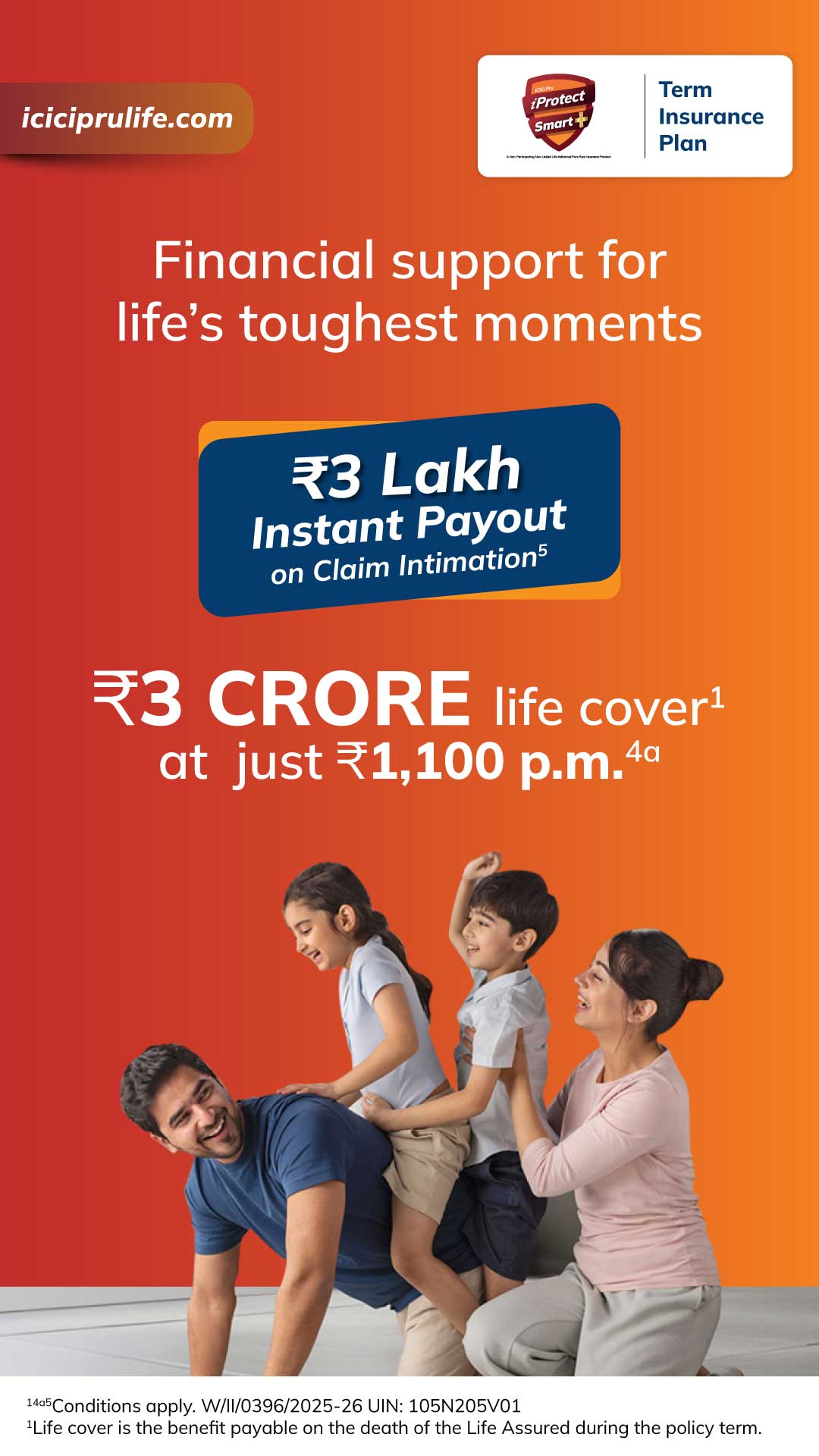 ICICI Prudential Life Insurance Facebook ad
