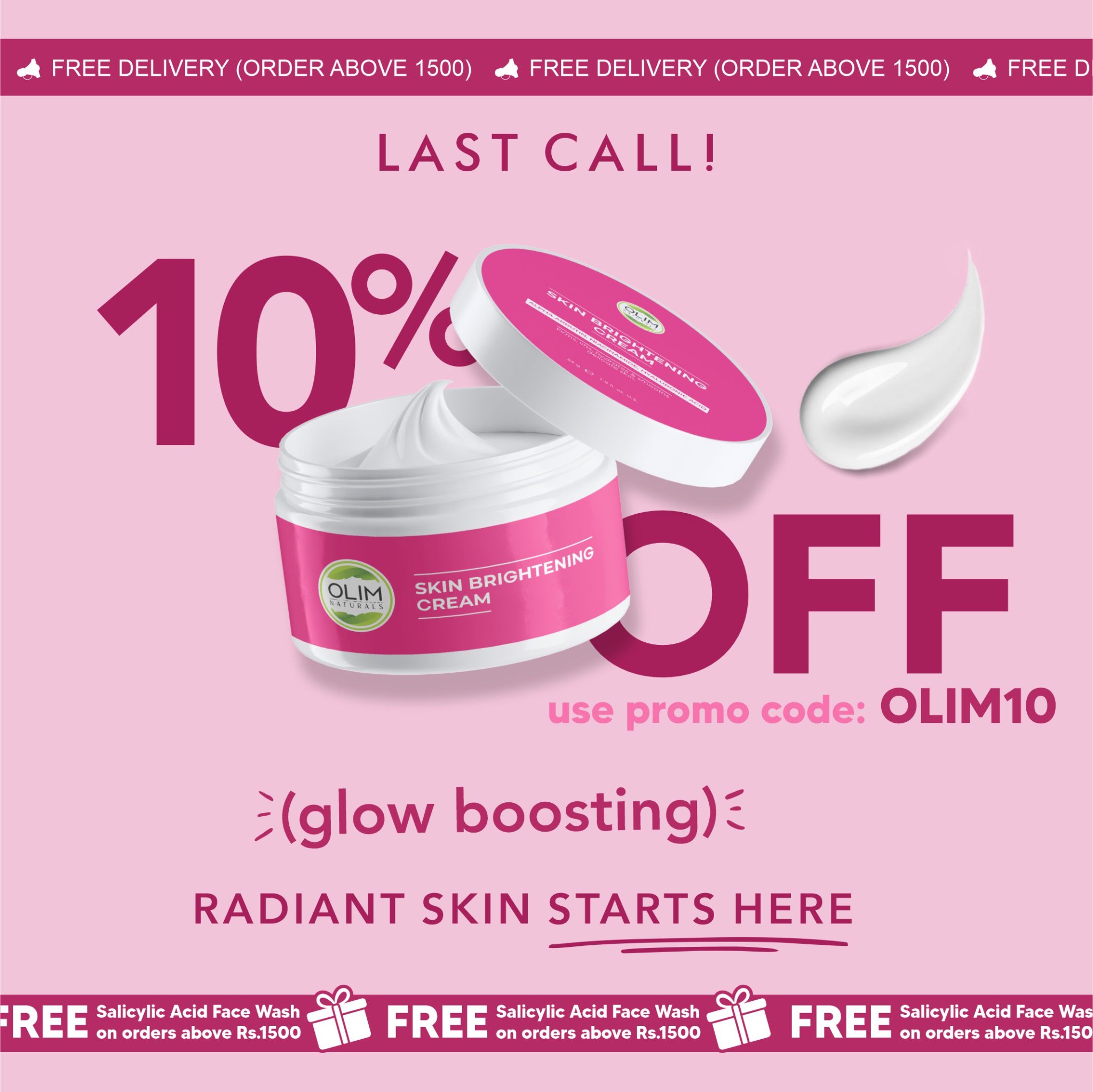 Olim Naturals Facebook ad