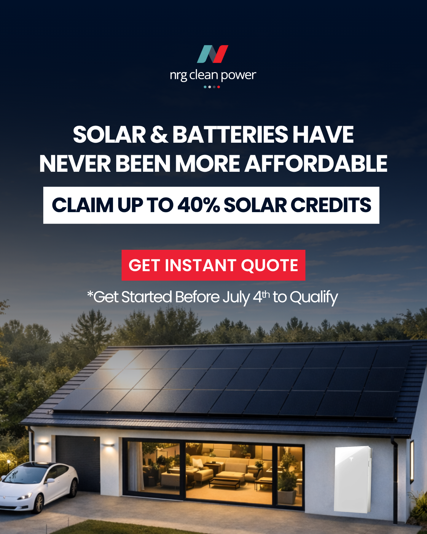NRG Clean Power Facebook ad from May 4, 2026