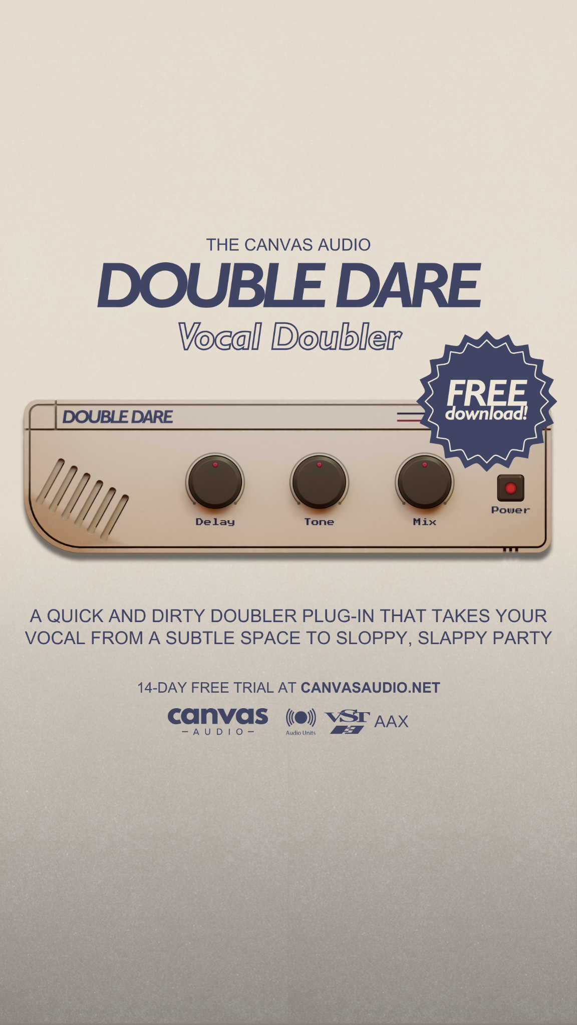 Canvas Audio Facebook ad