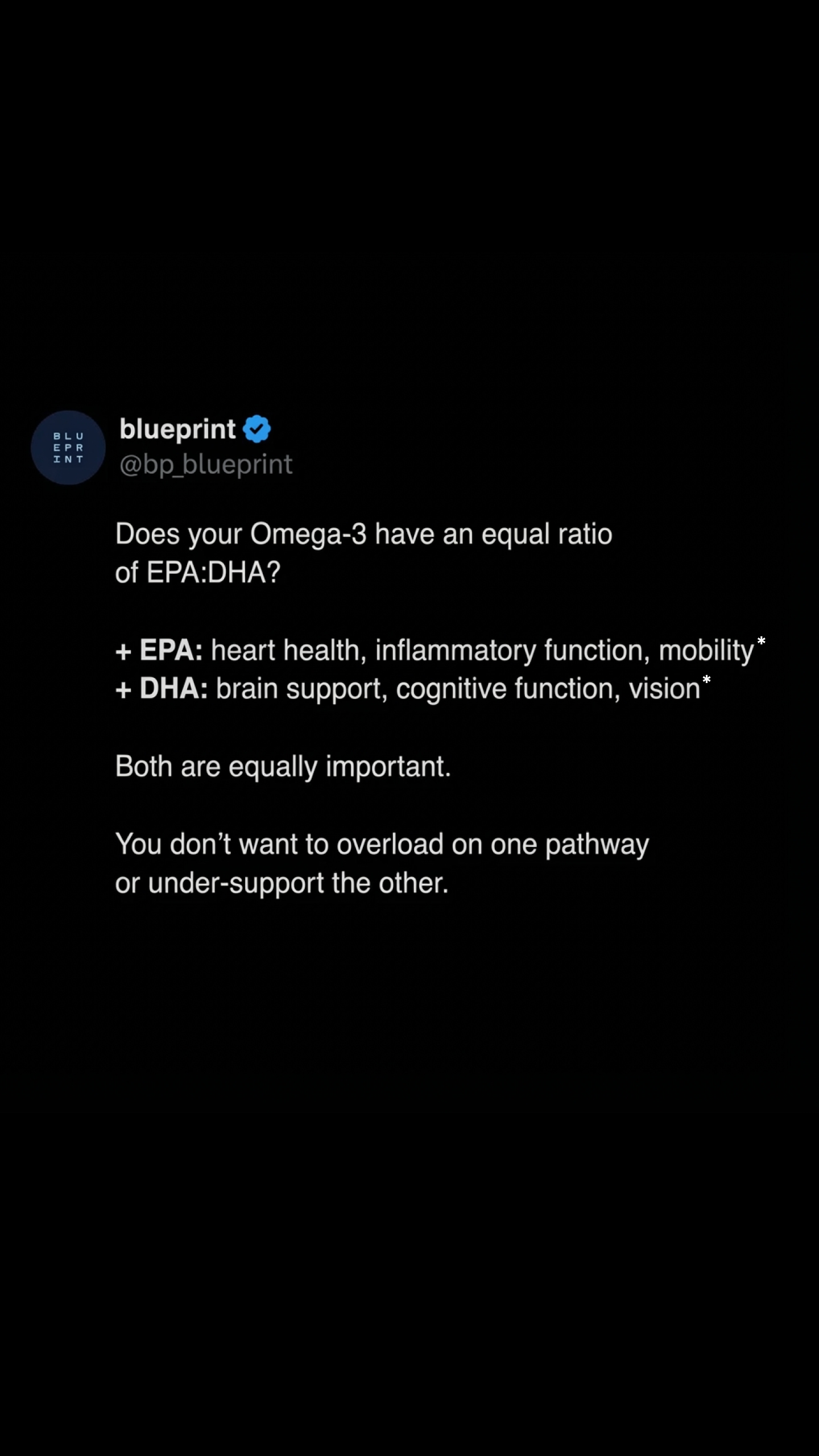 Blueprint Longevity Facebook ad