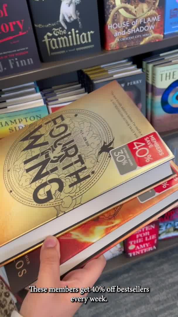 Books-A-Million Facebook ad: Become a Member and Save!