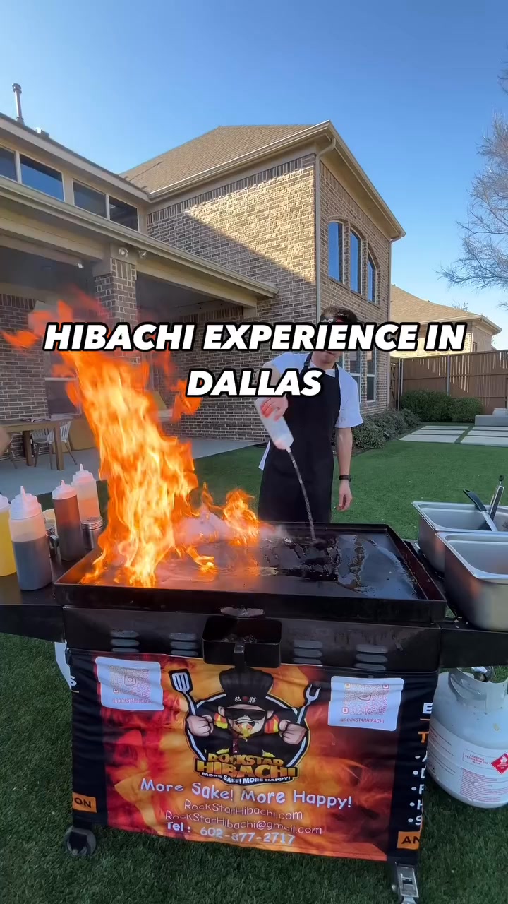 RockStar Hibachi Facebook ad: Give Your Guests an Experience They'll Never Forget