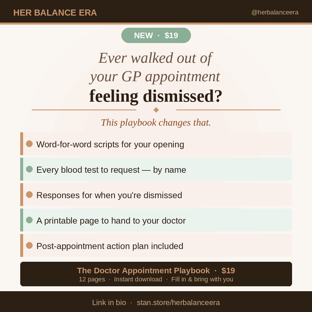 herbalanceera Facebook ad: Raise your hand if you've walked out of…