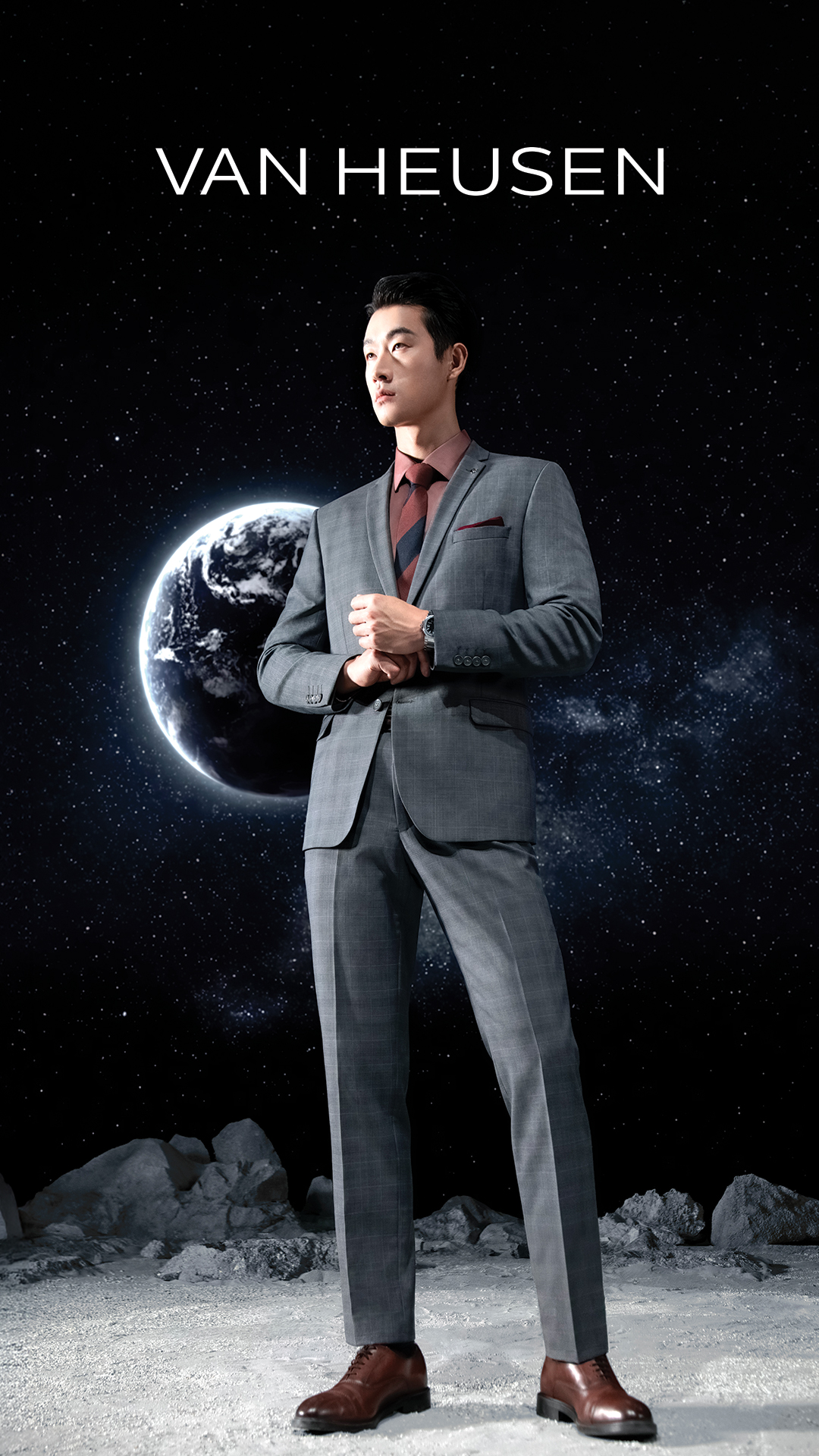 Van Heusen Facebook ad: Engineered Light