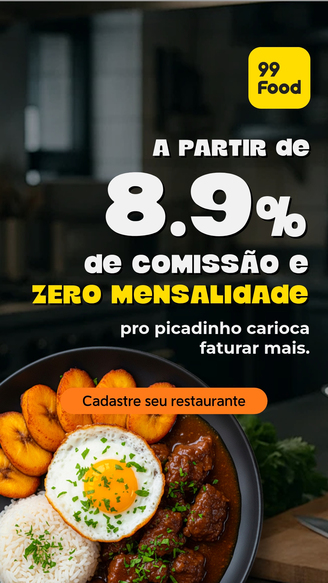Vou de 99 Facebook ad from Jul 9, 2026