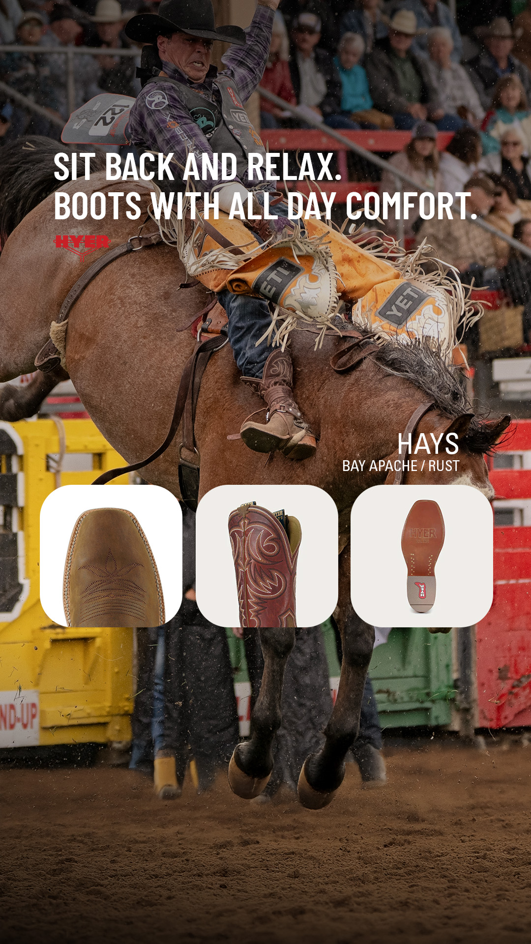 Hyer Boots Facebook ad