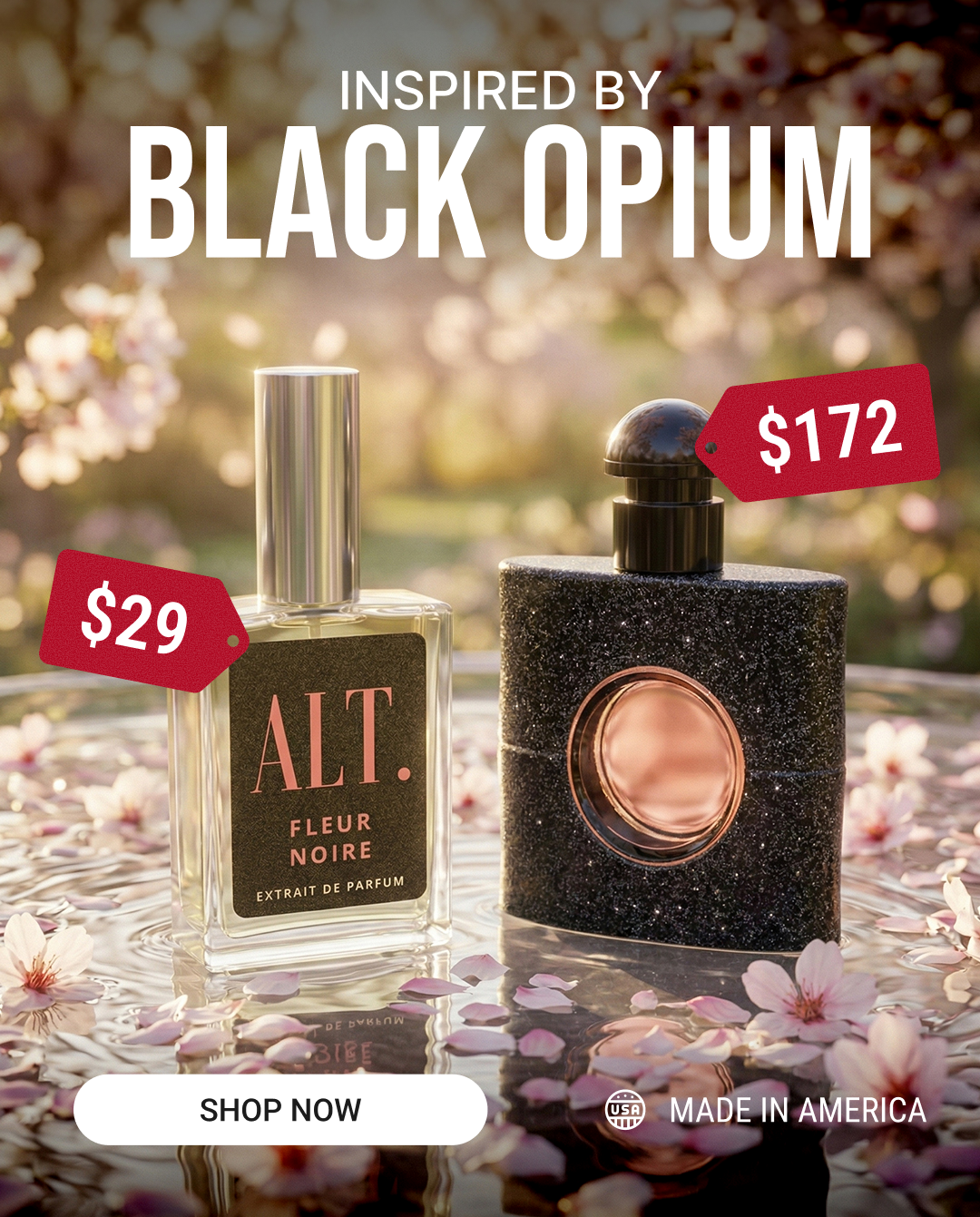 ALT. Fragrances Facebook ad