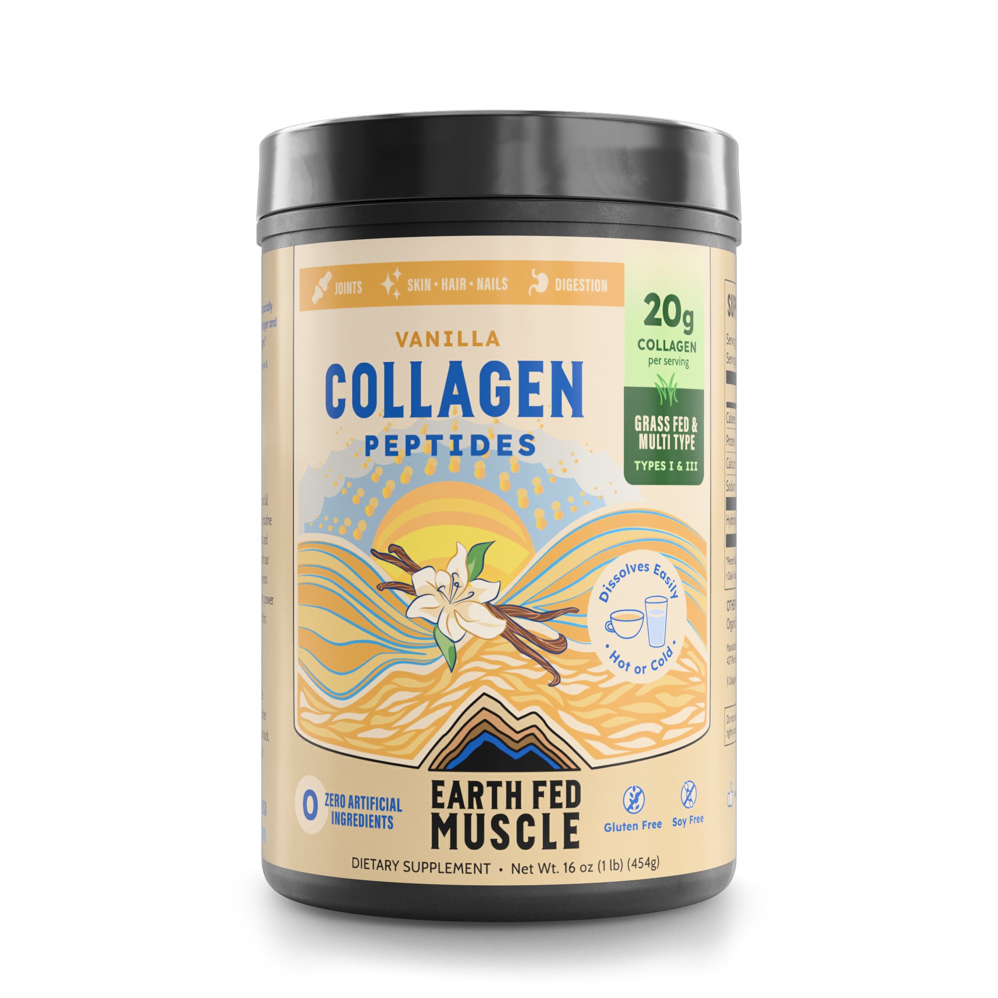Earth Fed Muscle Facebook ad: Fuel your body with clean, delicious grass-fed protein!