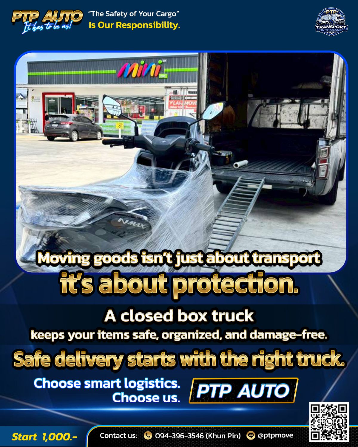 PTP Transportation Company  Facebook ad