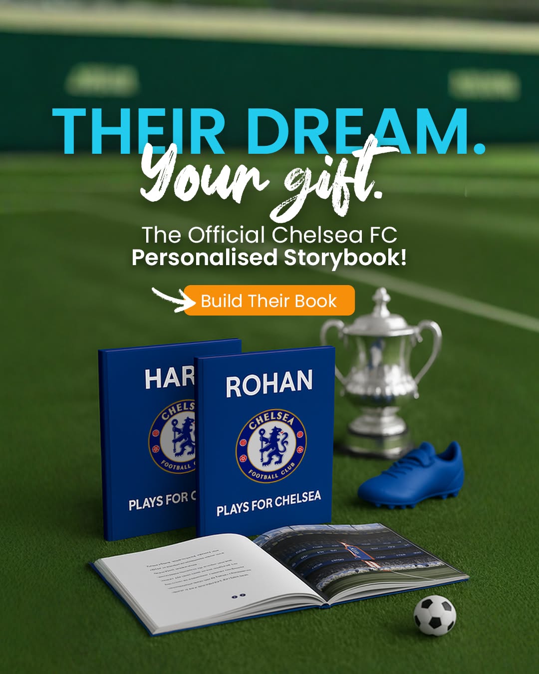 You Are The Star Facebook ad: You Are The Star - Personalised children's sports books
