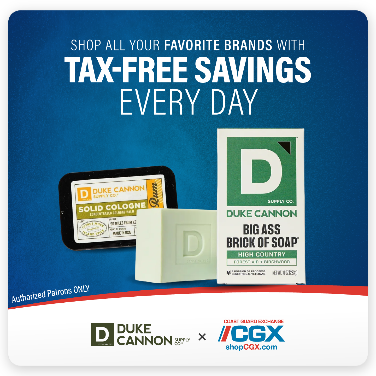 Coast Guard Exchange Facebook ad: Shop for everyday items, entertainment and more with…