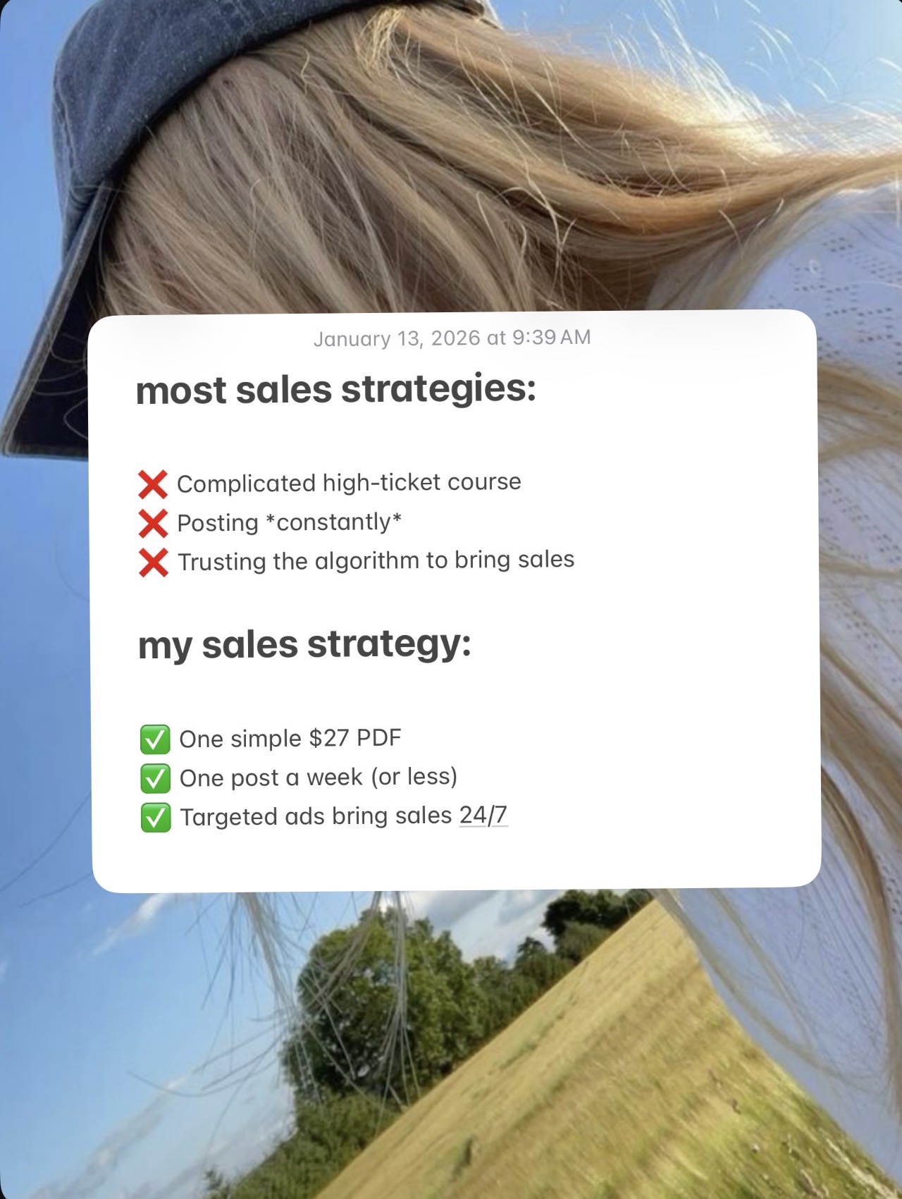 The Invisible Route Facebook ad: The simple strategy for daily sales