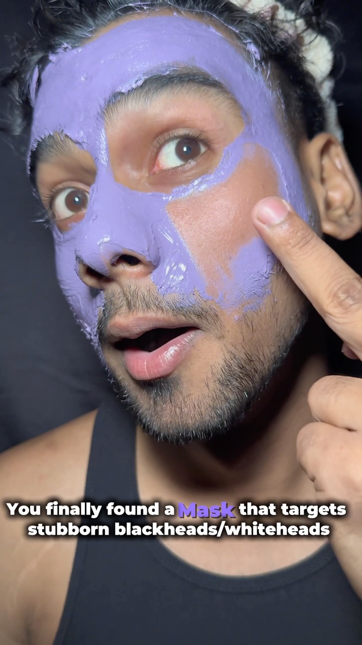Foxtale Facebook ad: Viral Purple face mask