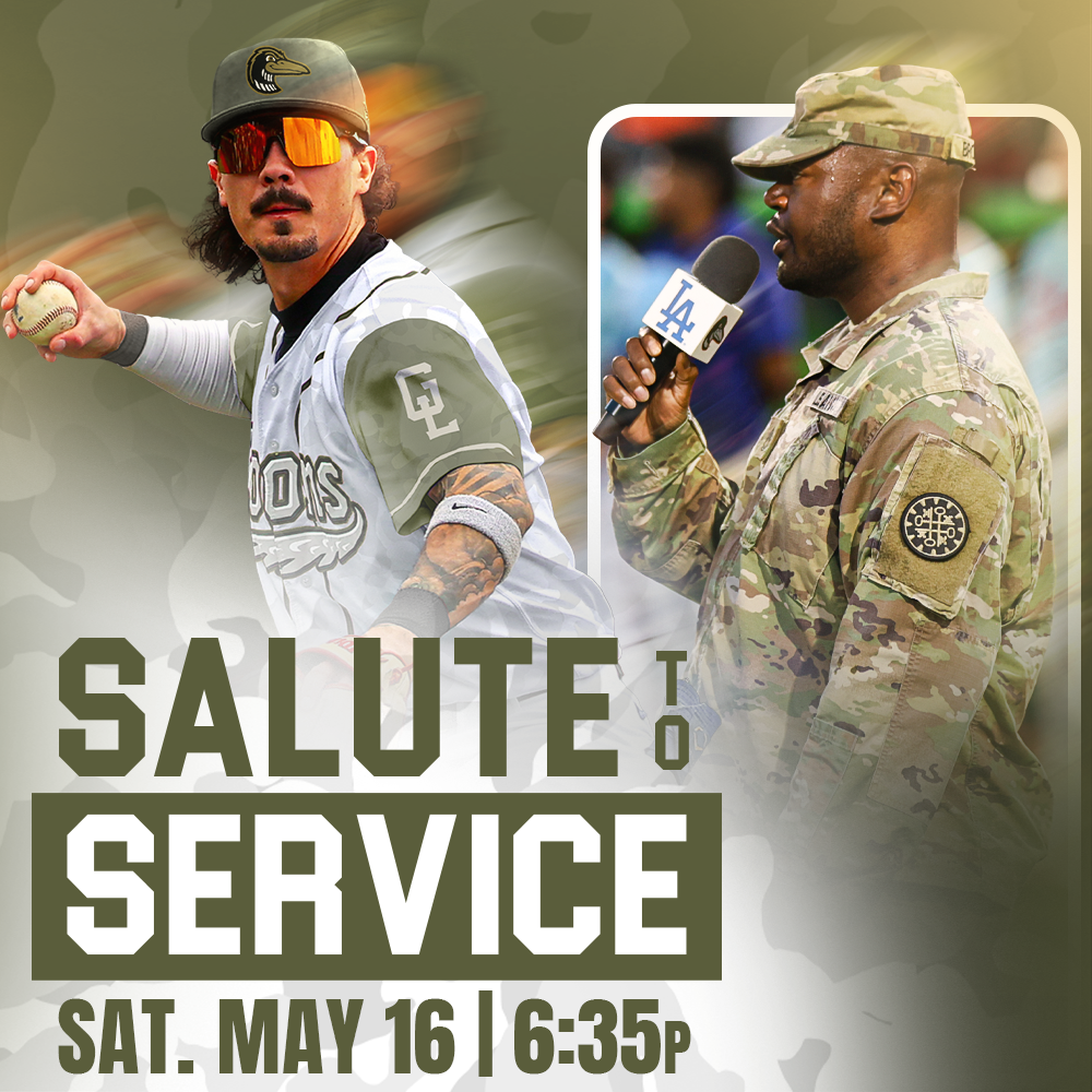 Great Lakes Loons Facebook ad: Join us for Salute to Service Night